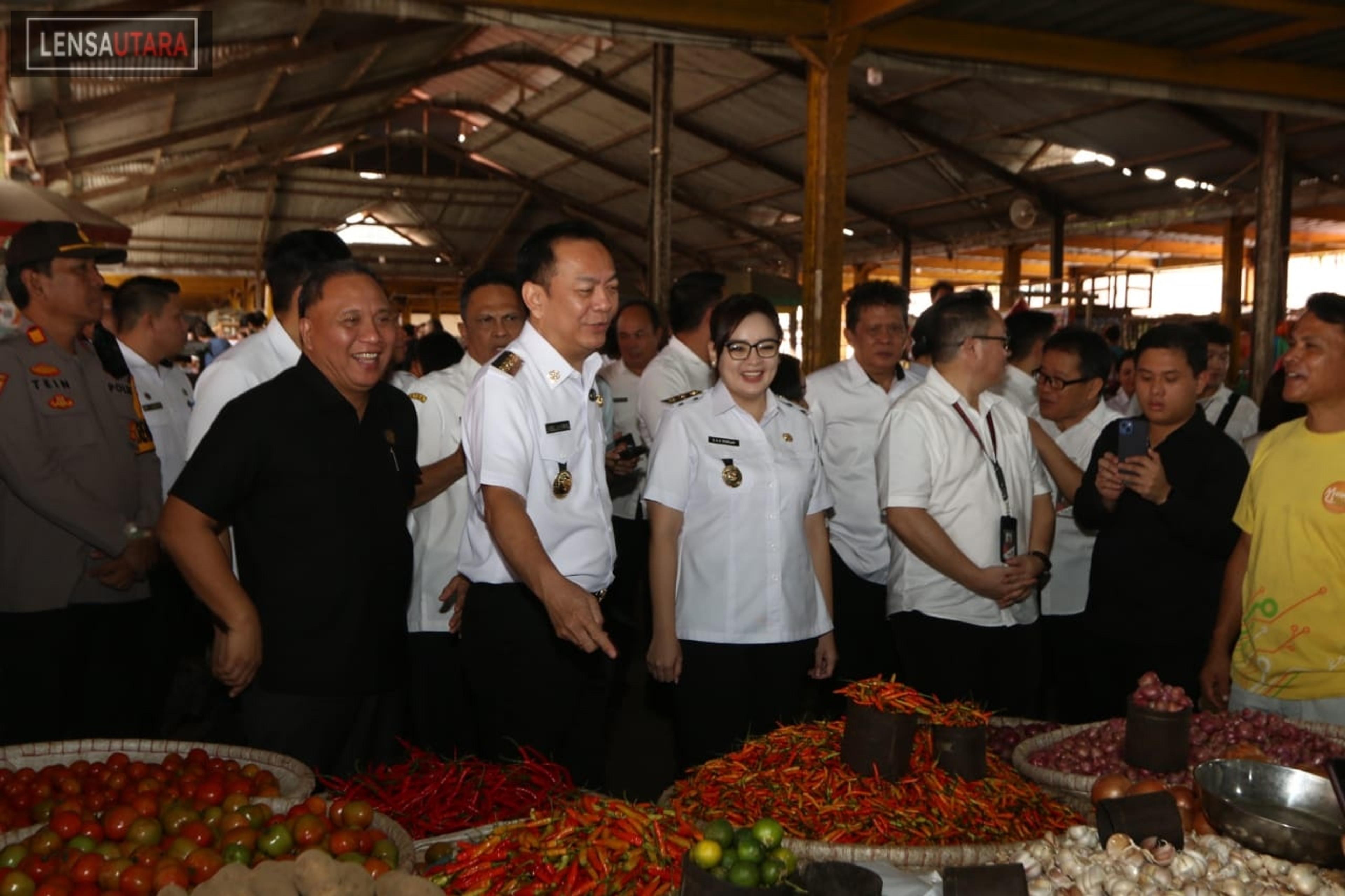 Pemkot Tomohon Sidak Pasar Wilken Tomohon Jelang Idul Fitri