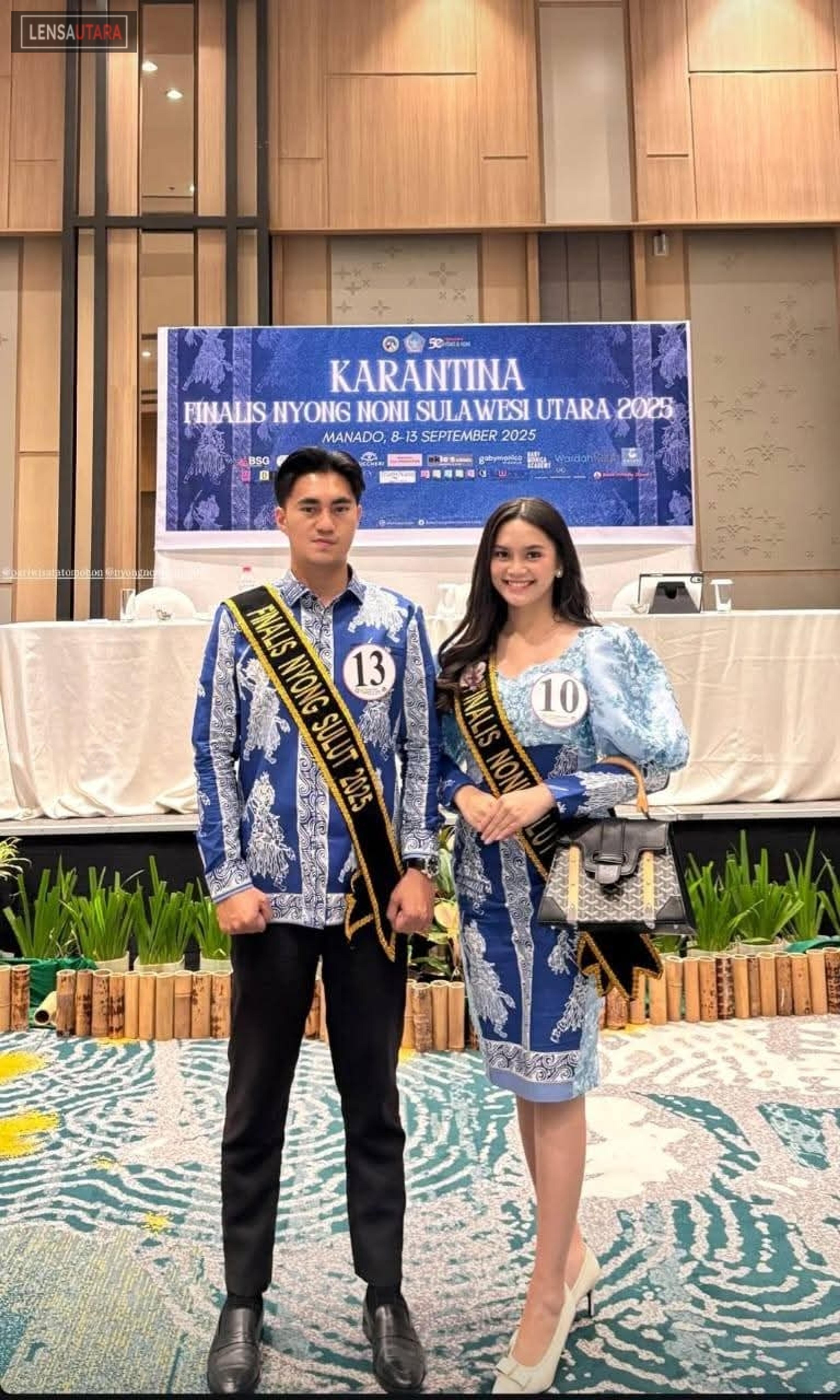 Pemkot Tomohon Ajak Warga Dukung Calvin dan Beverly di Ajang Pemilihan Nyong dan Noni Sulut 2025