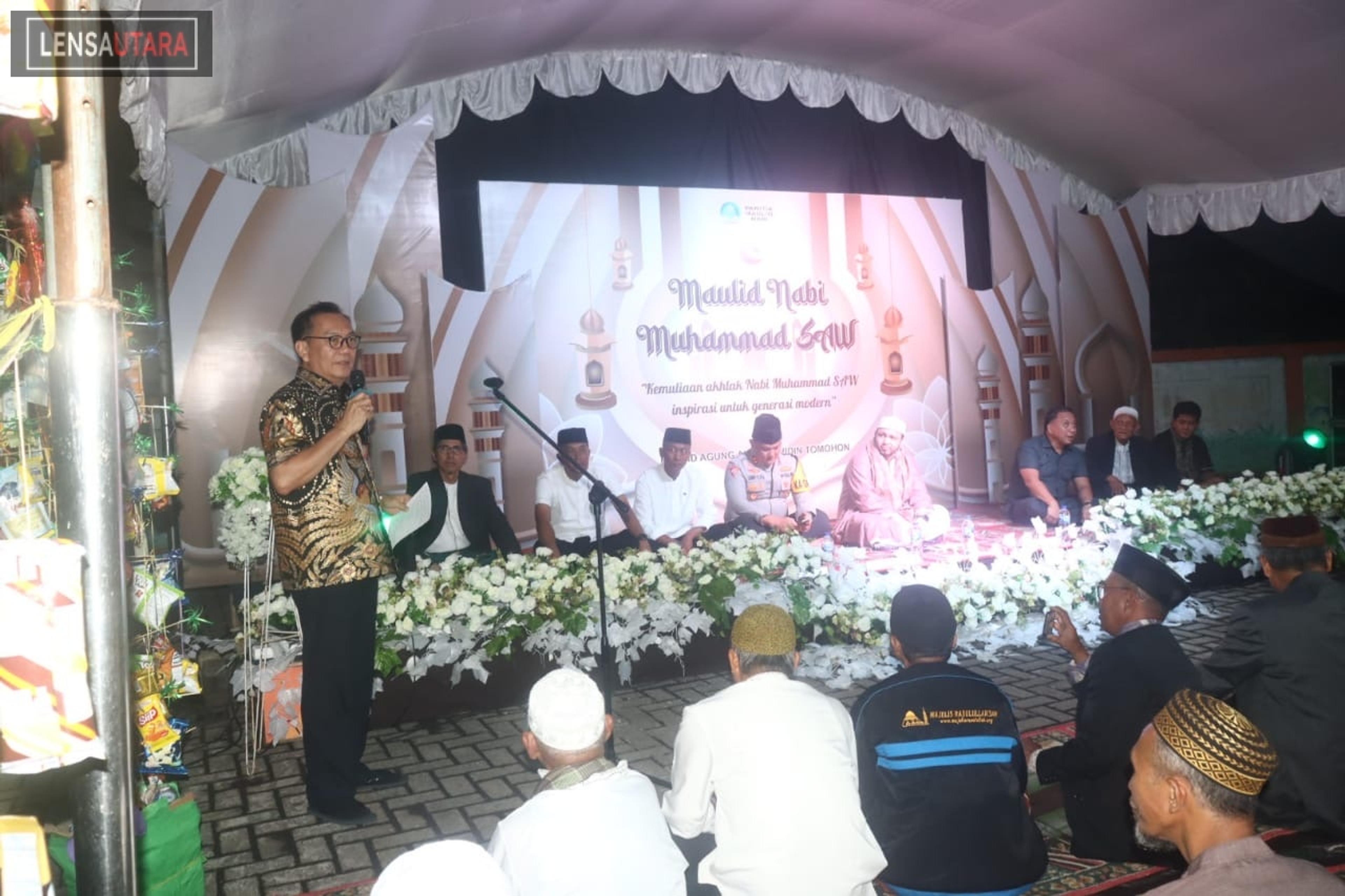 Walikota Caroll Hadiri Perayaan Maulid Nabi Muhammad SAW 1446 Hijriah