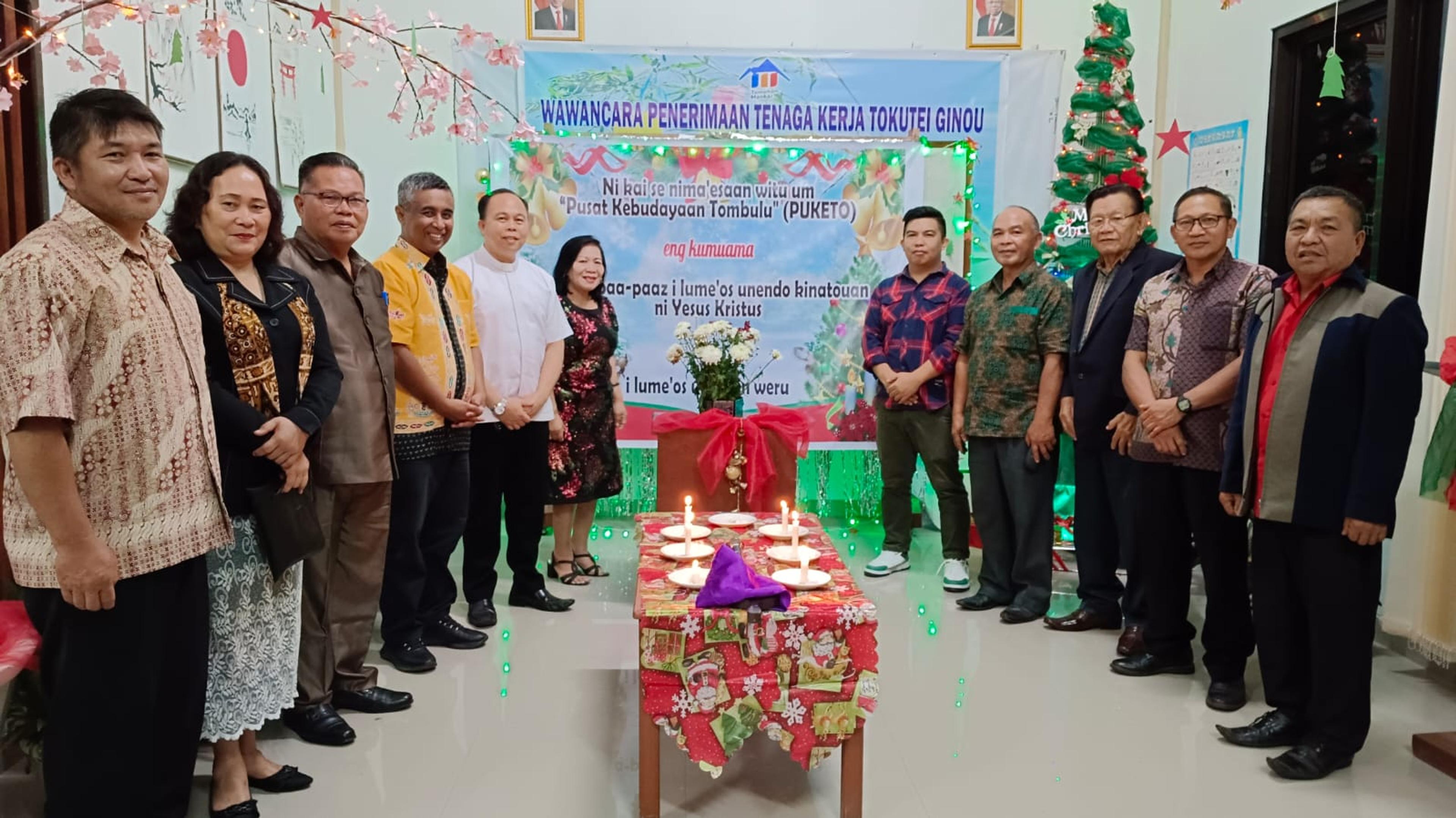 Gunakan Liturgi Bahasa Tombulu, PUKETO Gelar Natal Bersama Pengurus