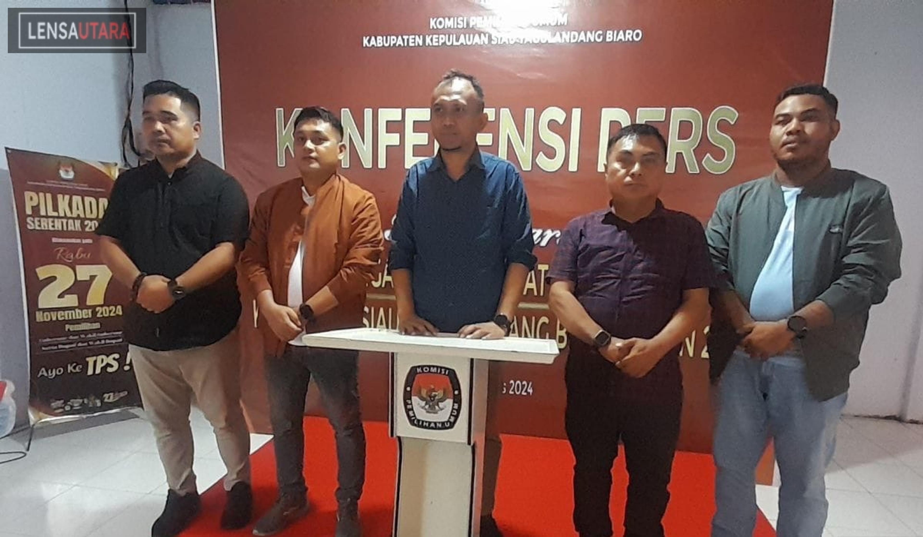 Hanya Satu Paslon Mendaftar, KPU Sitaro Perpanjang Pendaftaran