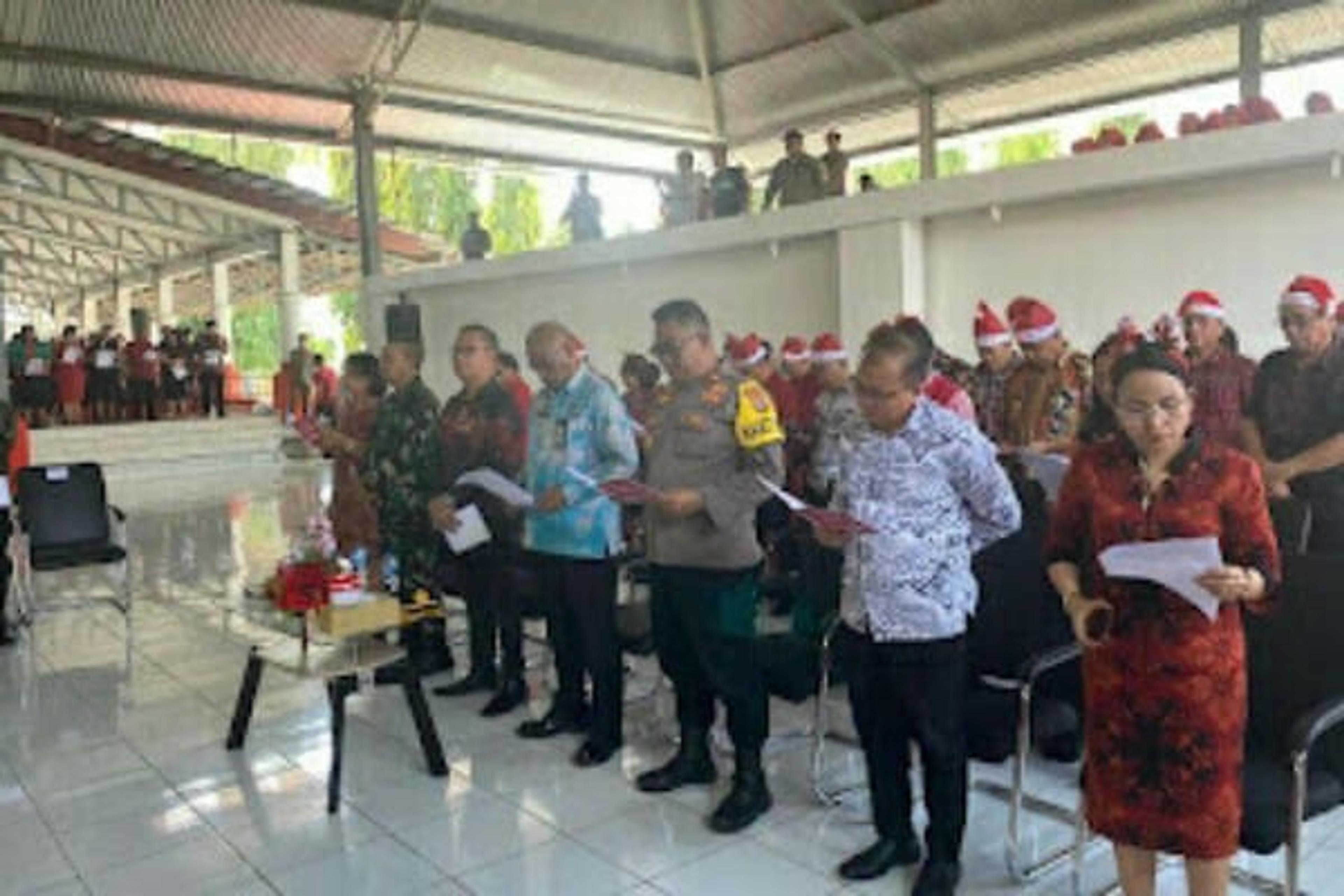 Jaga Kerukunan di Minsel, Polres Bersama Forkopimda dan FKUB Doa Bersama