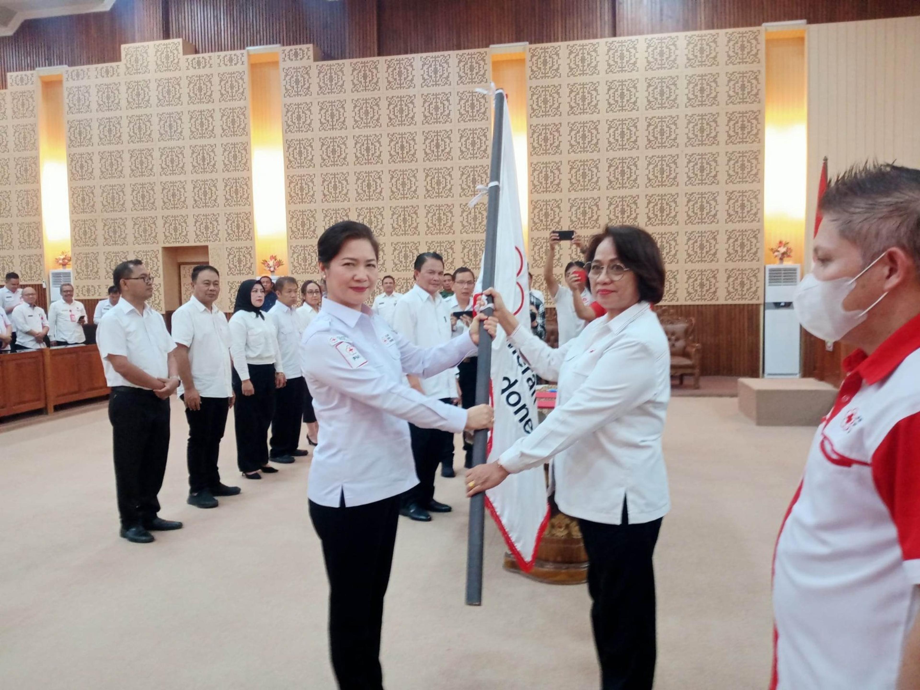 drg Jeand’arc Karundeng Sah Pimpin PMI Kota Tomohon Masa Bakti 2023-2028
