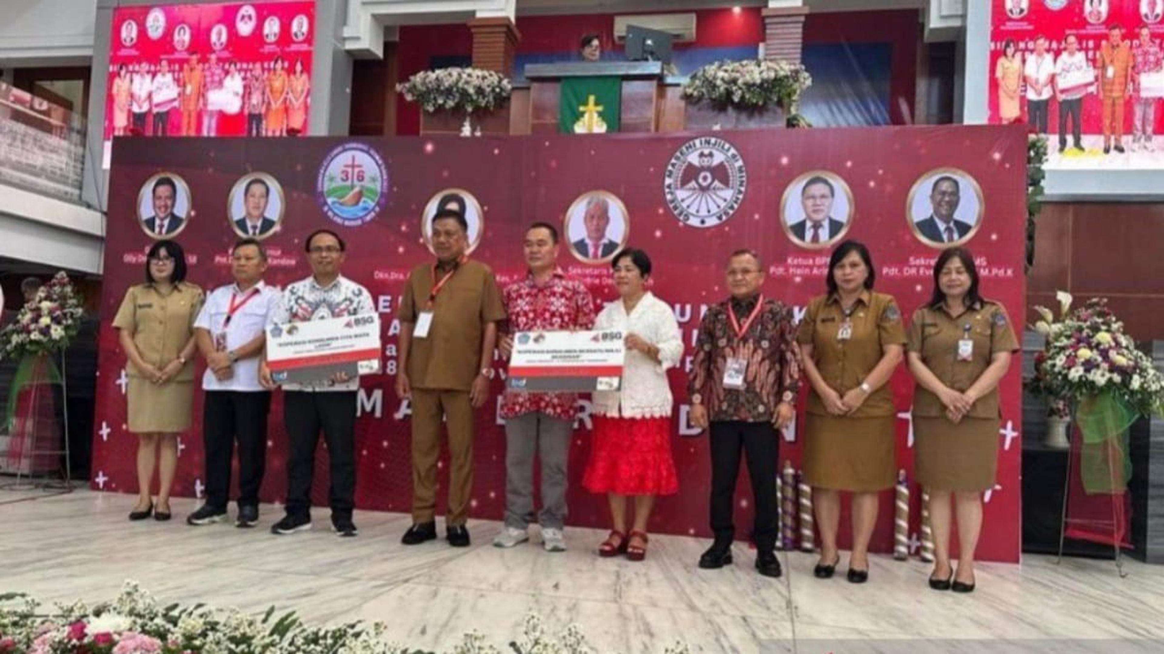 BSG Salurkan KUR kepada Pelaku Usaha Binaan GMIM