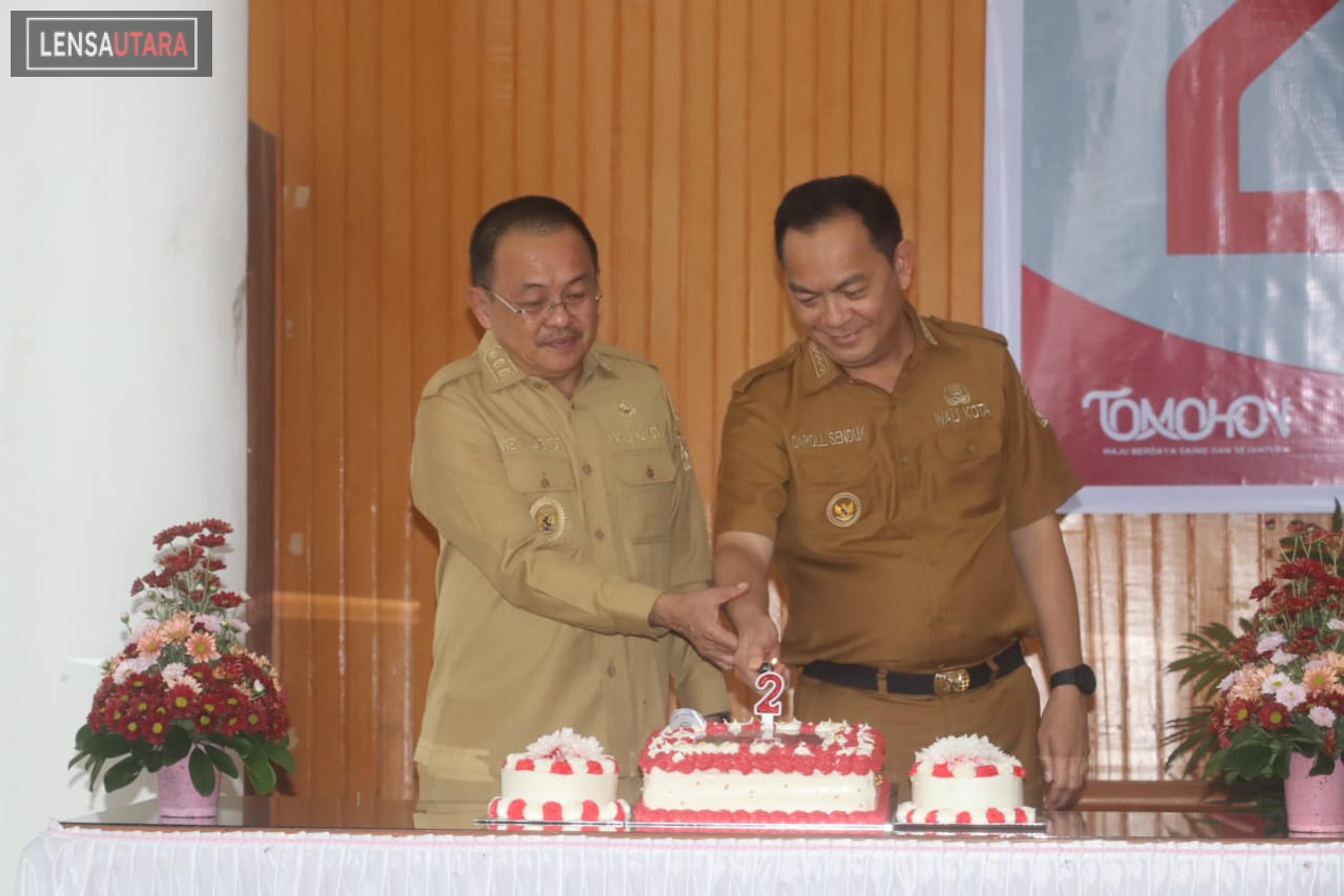 Pemkot Tomohon Gelar Syukuran 2 Tahun Kepemimpinan CSWL