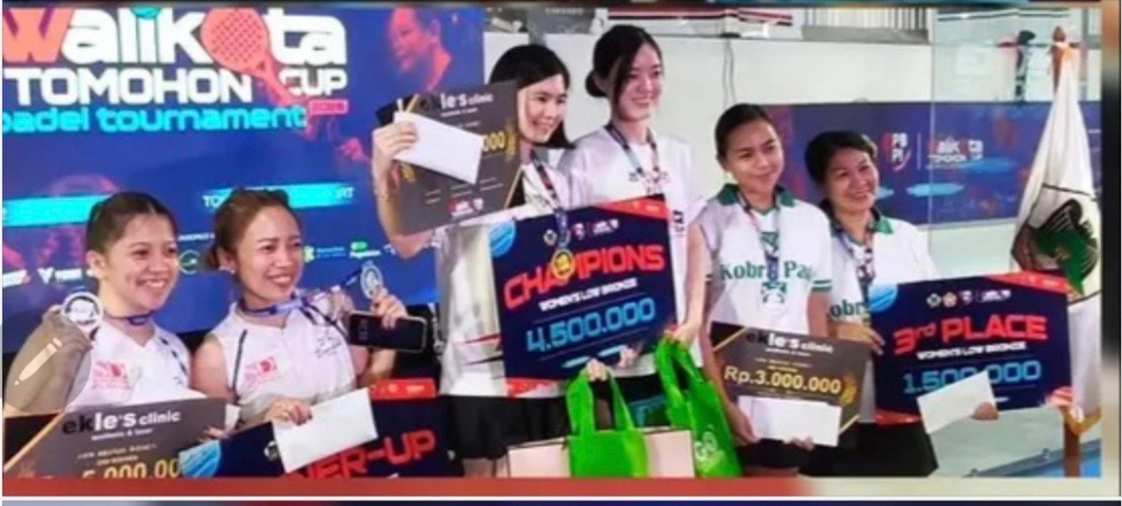 Turnamen Padel "Walikota Tomohon Cup" Tahun 2026 Ditutup, Ini Nama-nama Para Juara