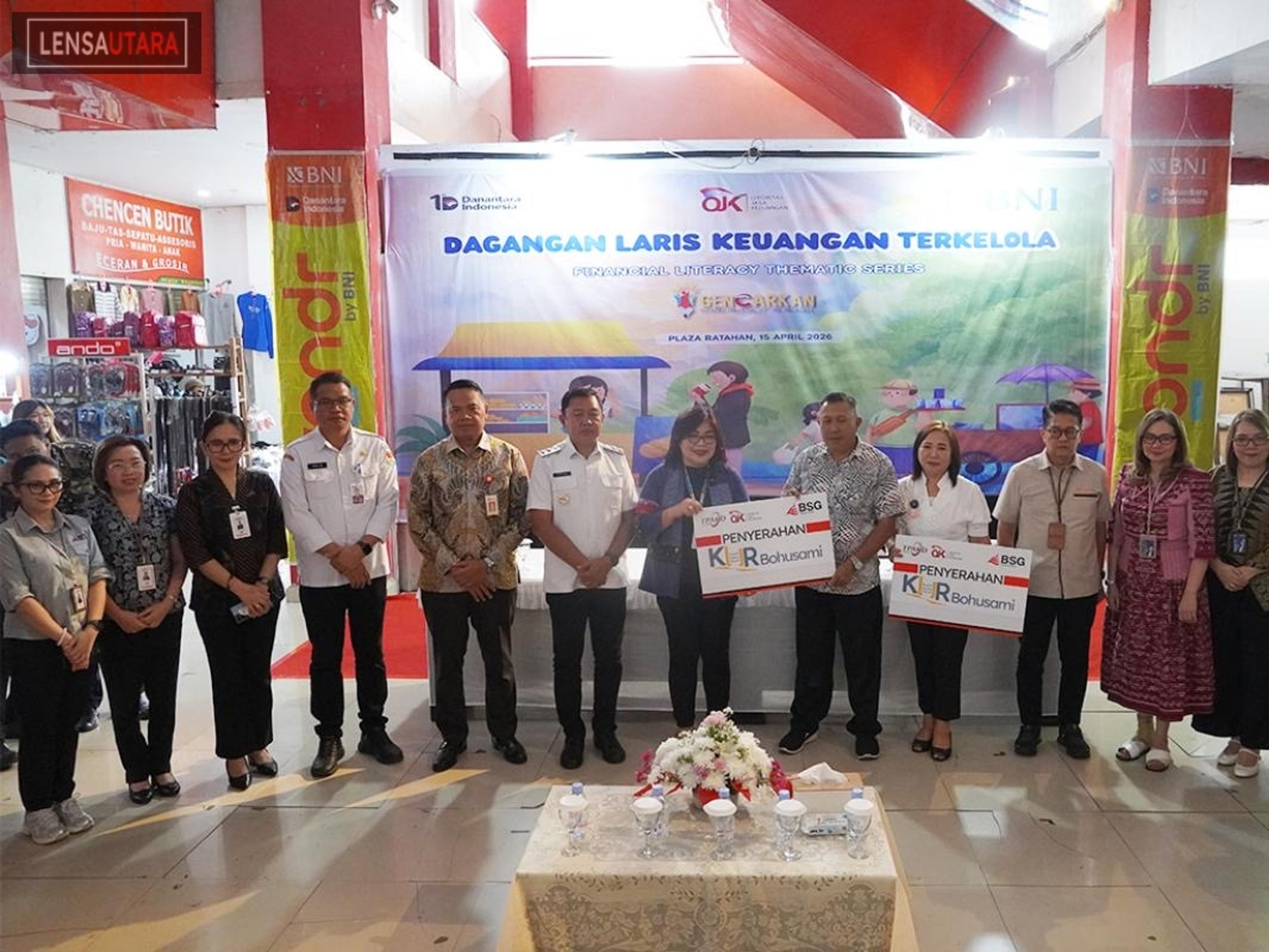 OJK Bersama BNI dan BSG Gelar Program GENCARKAN bagi Pelaku UMKM di Minahasa Tenggara