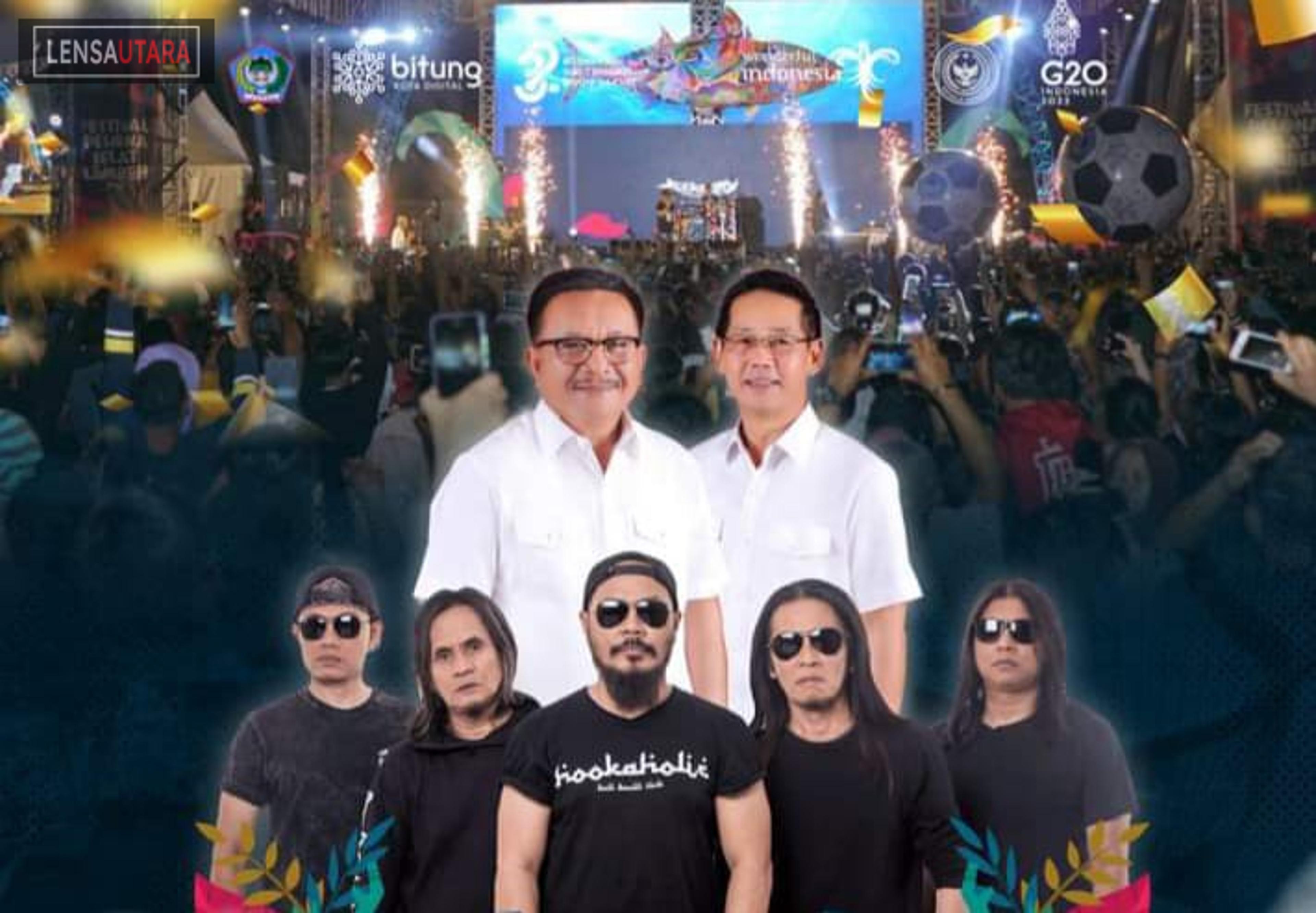 Grup Jamrud Hibur Warga Bitung di Penutupan Festival Pesona Selat Lembeh