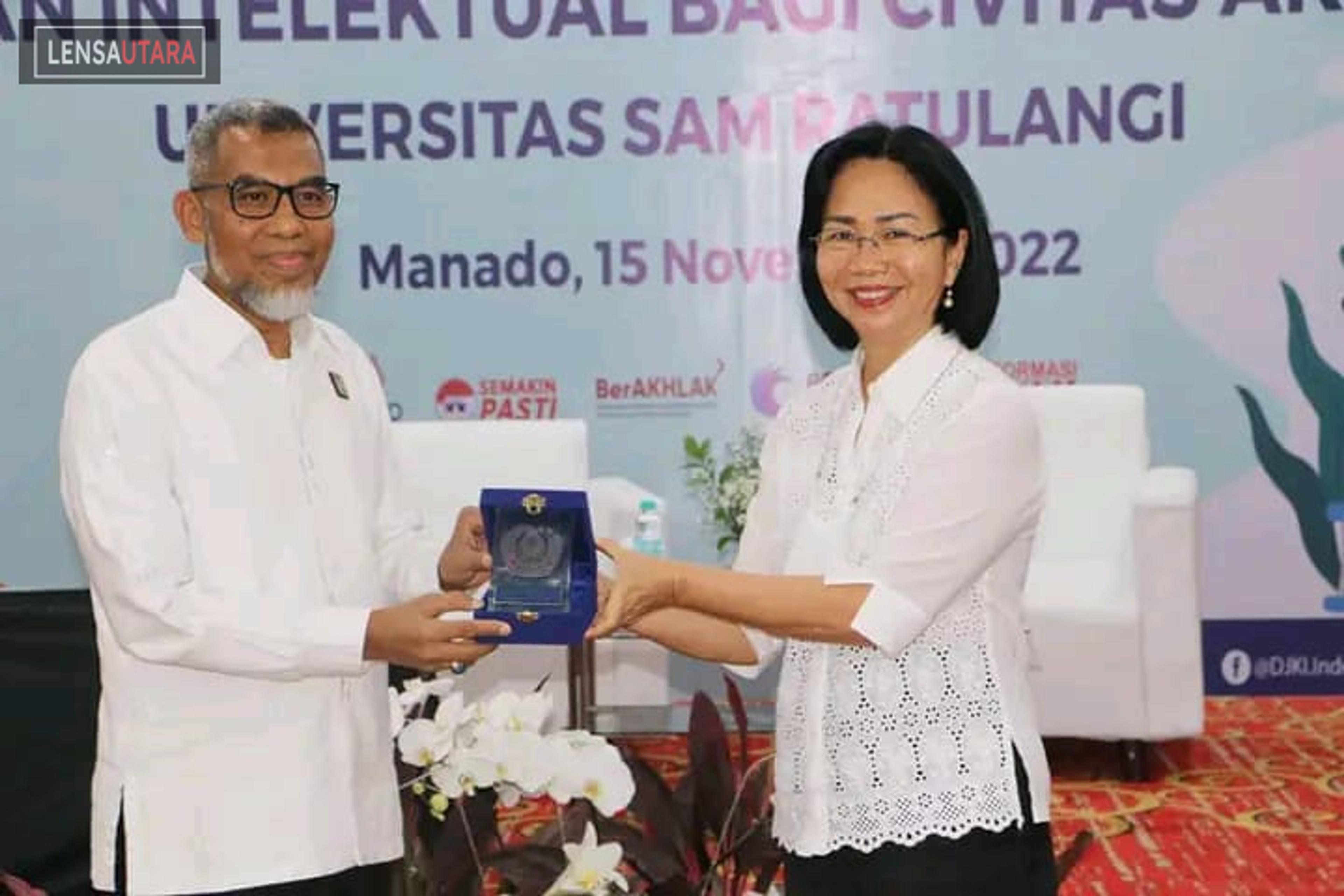 Unsrat Gelar Kuliah Umum Penguatan Pelayanan Publik Kekayaan Intelektual