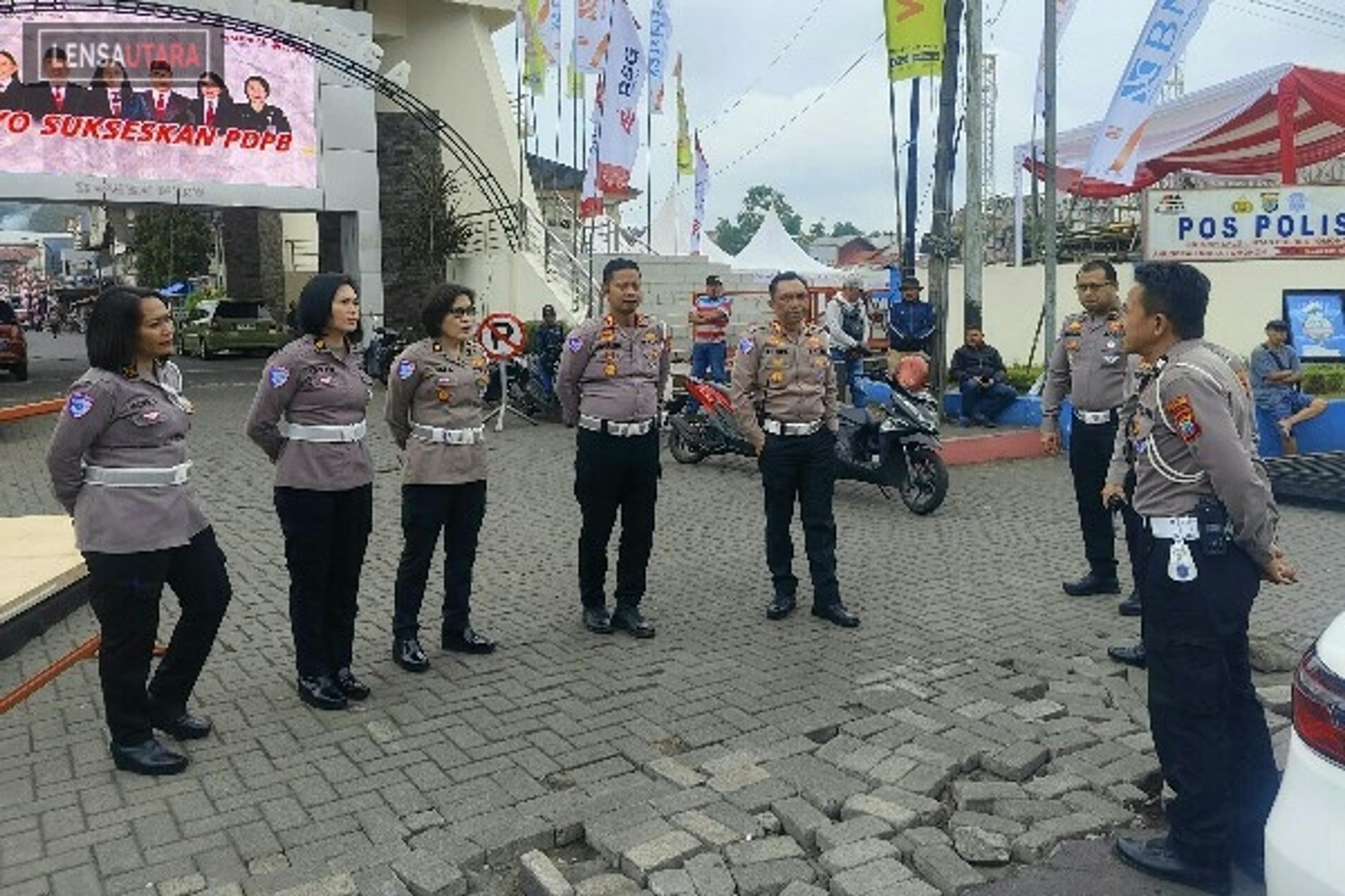 Jalur Tournament of Flower 2025 di Kota Tomohon Dipantau Dirlantas Polda Sulut