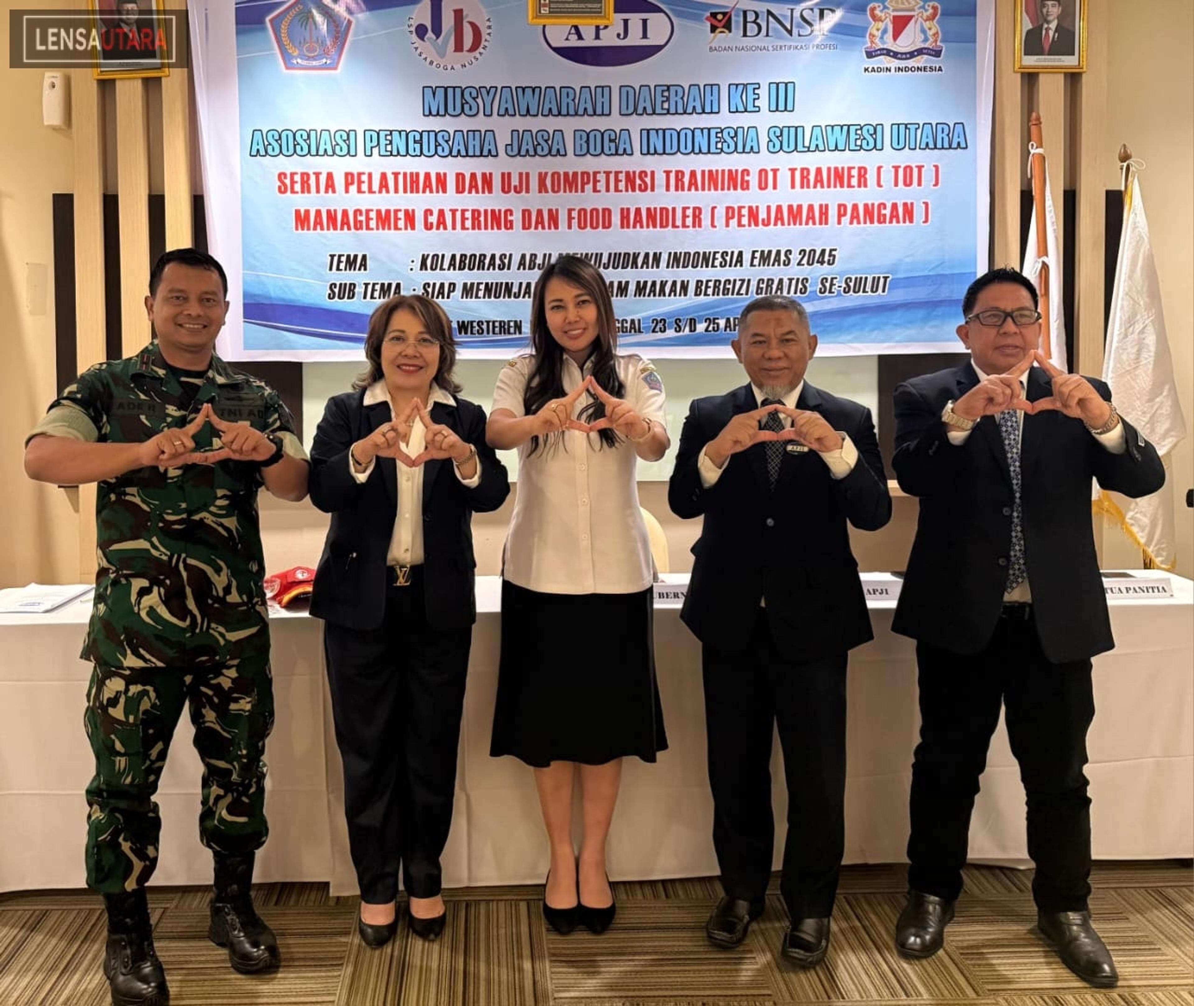 Terpilih Aklamasi, Ketua DPD APJI Habelana Lucia Goni Berkomitmen Support Program Makan Bergizi Gratis BGN se Sulut