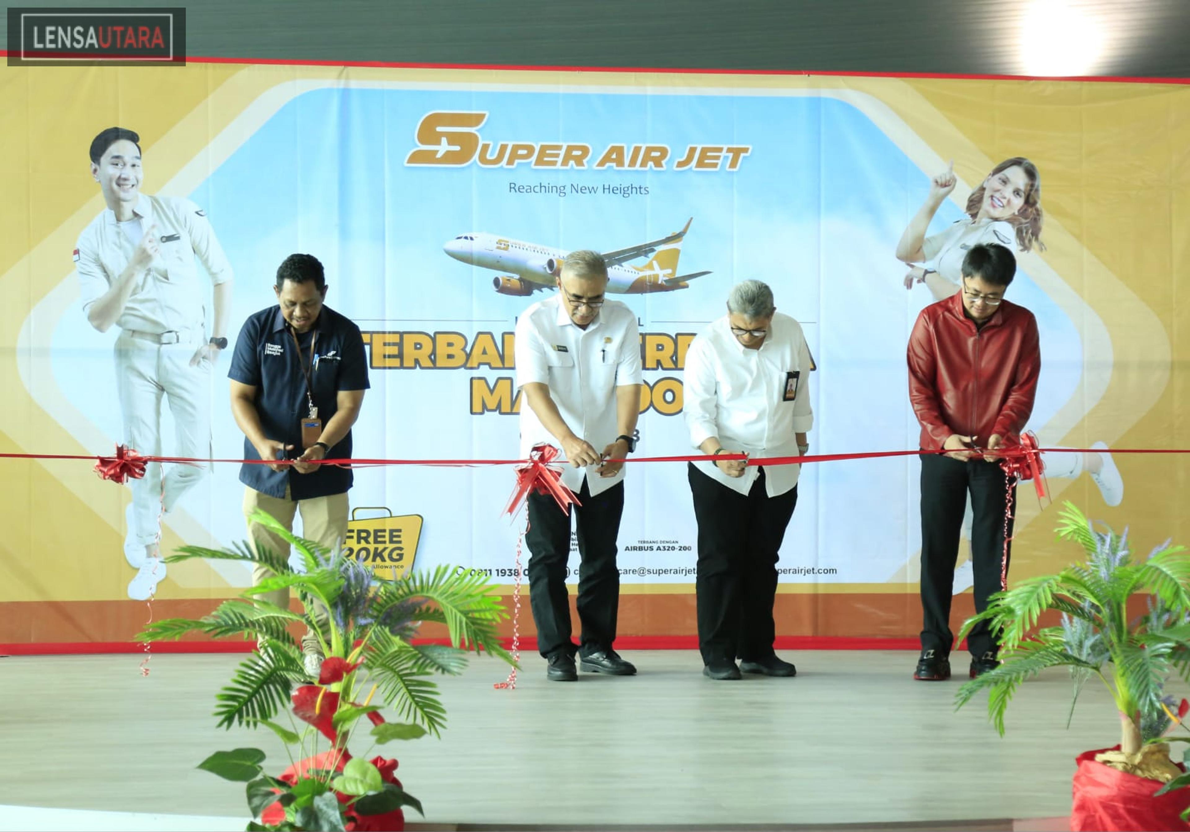 Penerbangan Domestik Super Air Jet Manado-Balikpapan Dibuka