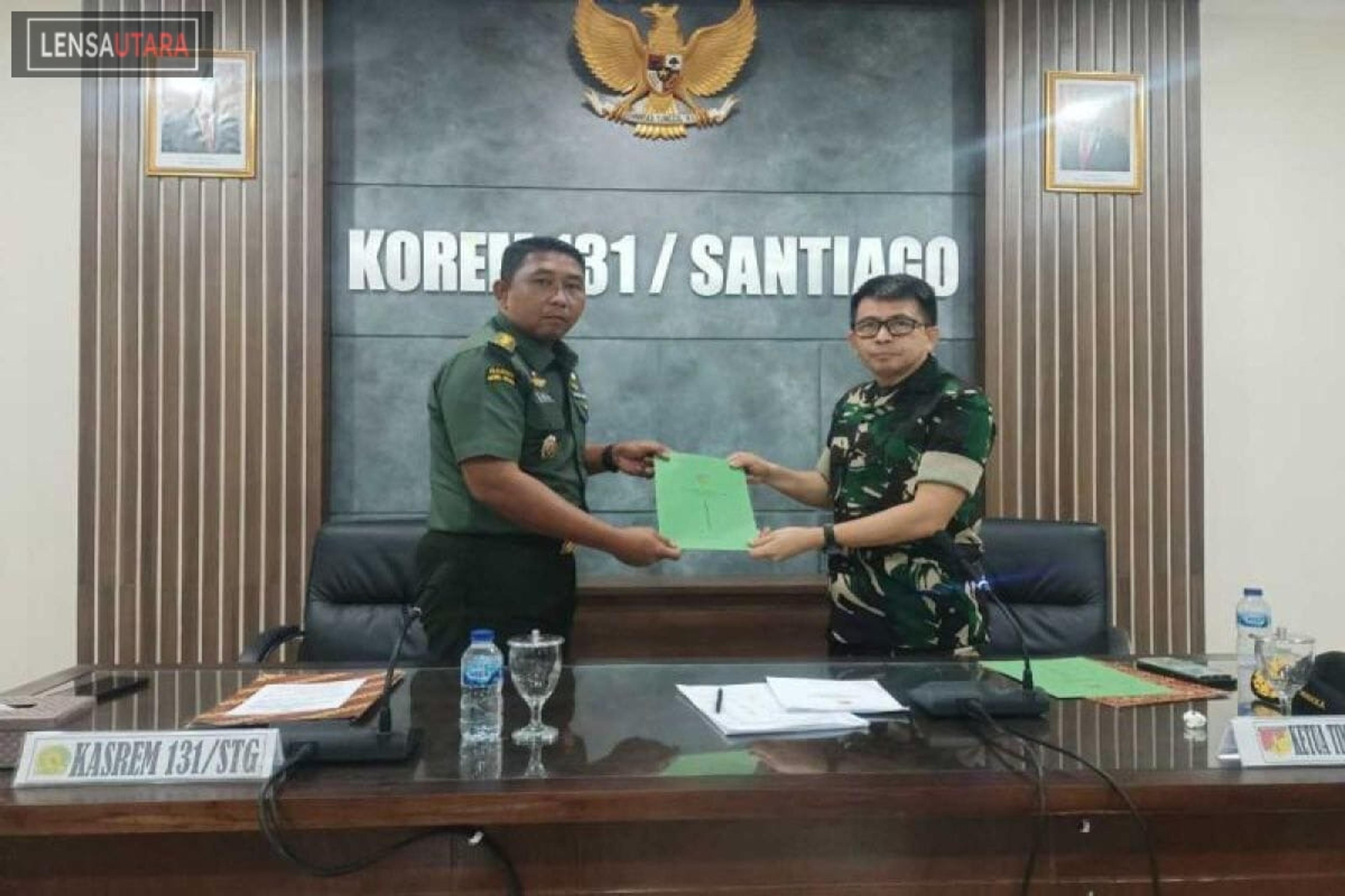 Tim Itdam XIII/Merdeka Lakukan Evaluasi Kinerja di Korem Santiago