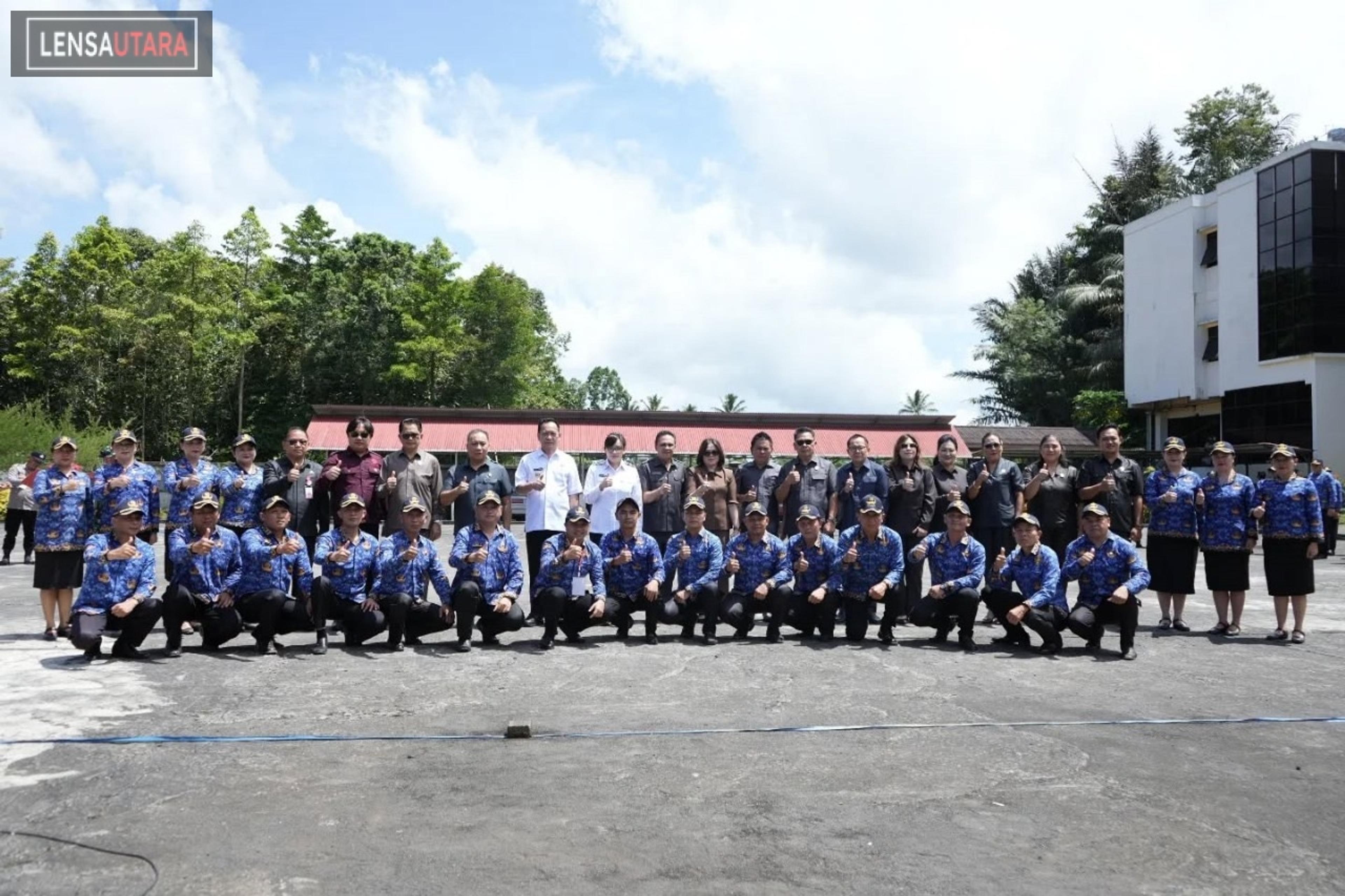 Peringati HUT Kemerdekaan RI ke-80, Pemkot Tomohon Gelar Lomba PBB Antar Perangkat Daerah