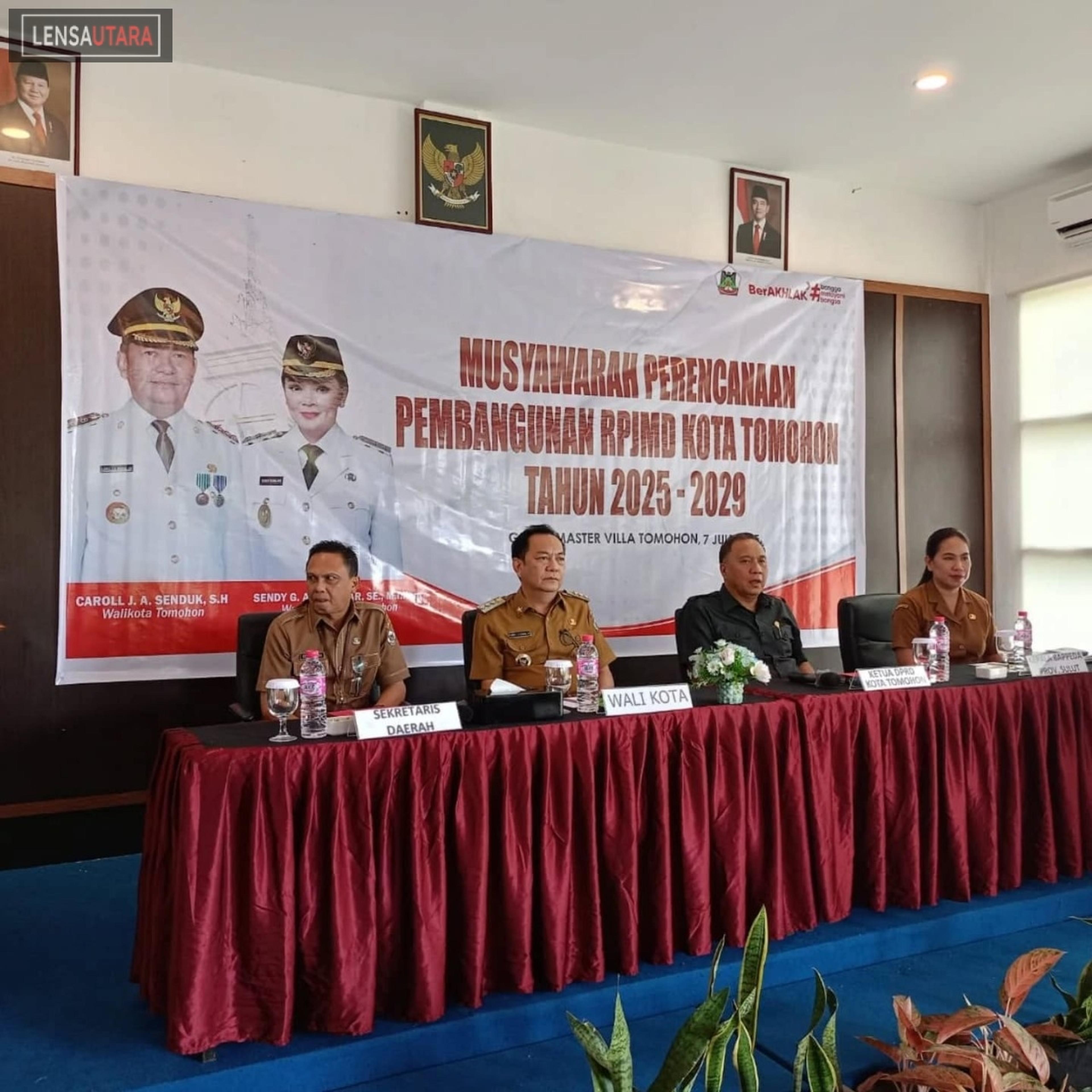 Di Musrenbang RPJMD 2025-2029, Walikota Caroll Minta Semua Pihak Dukung Pembangunan Kota Tomohon