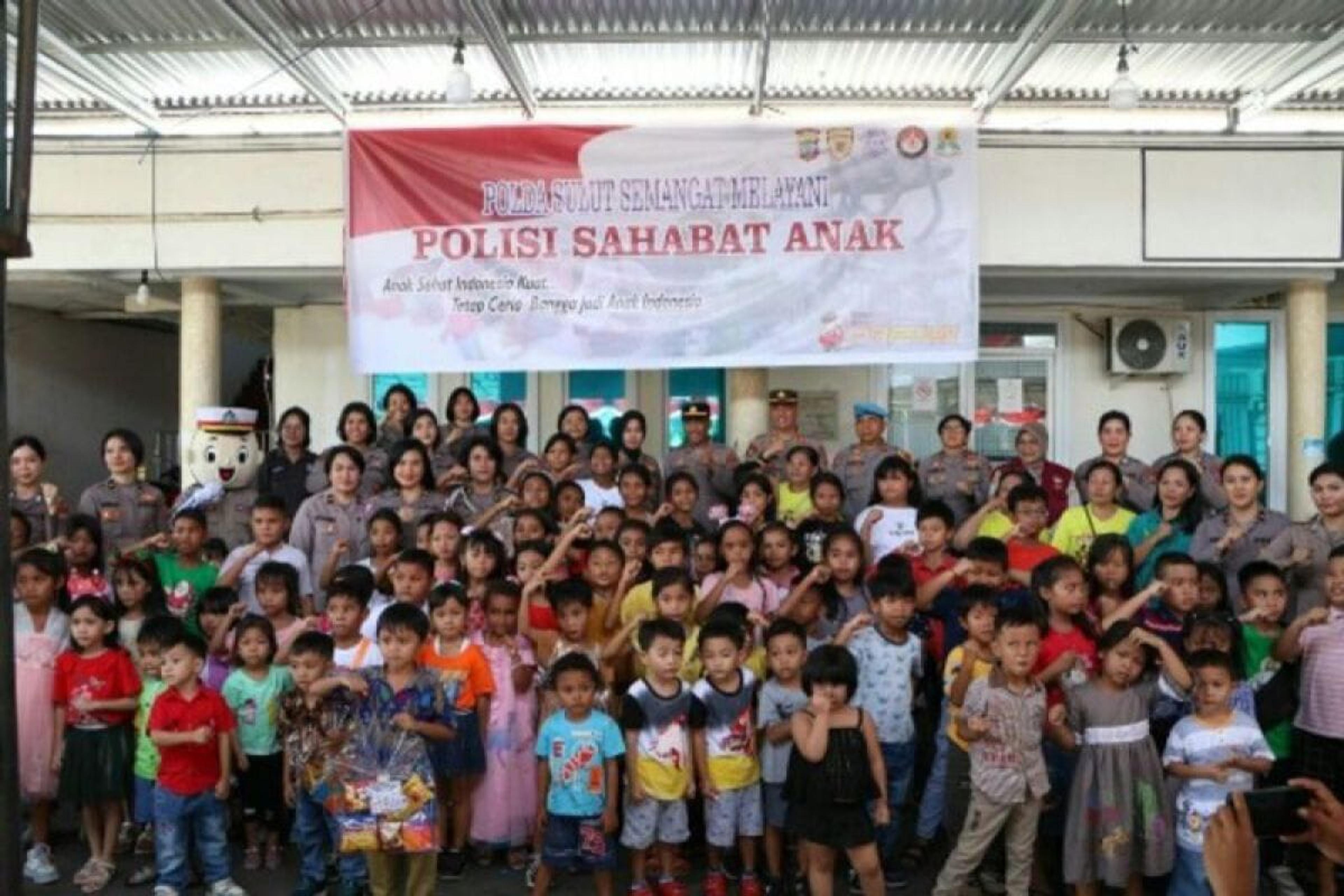 Polda Sulut Gelar “Polisi Sahabat Anak” di Bitung