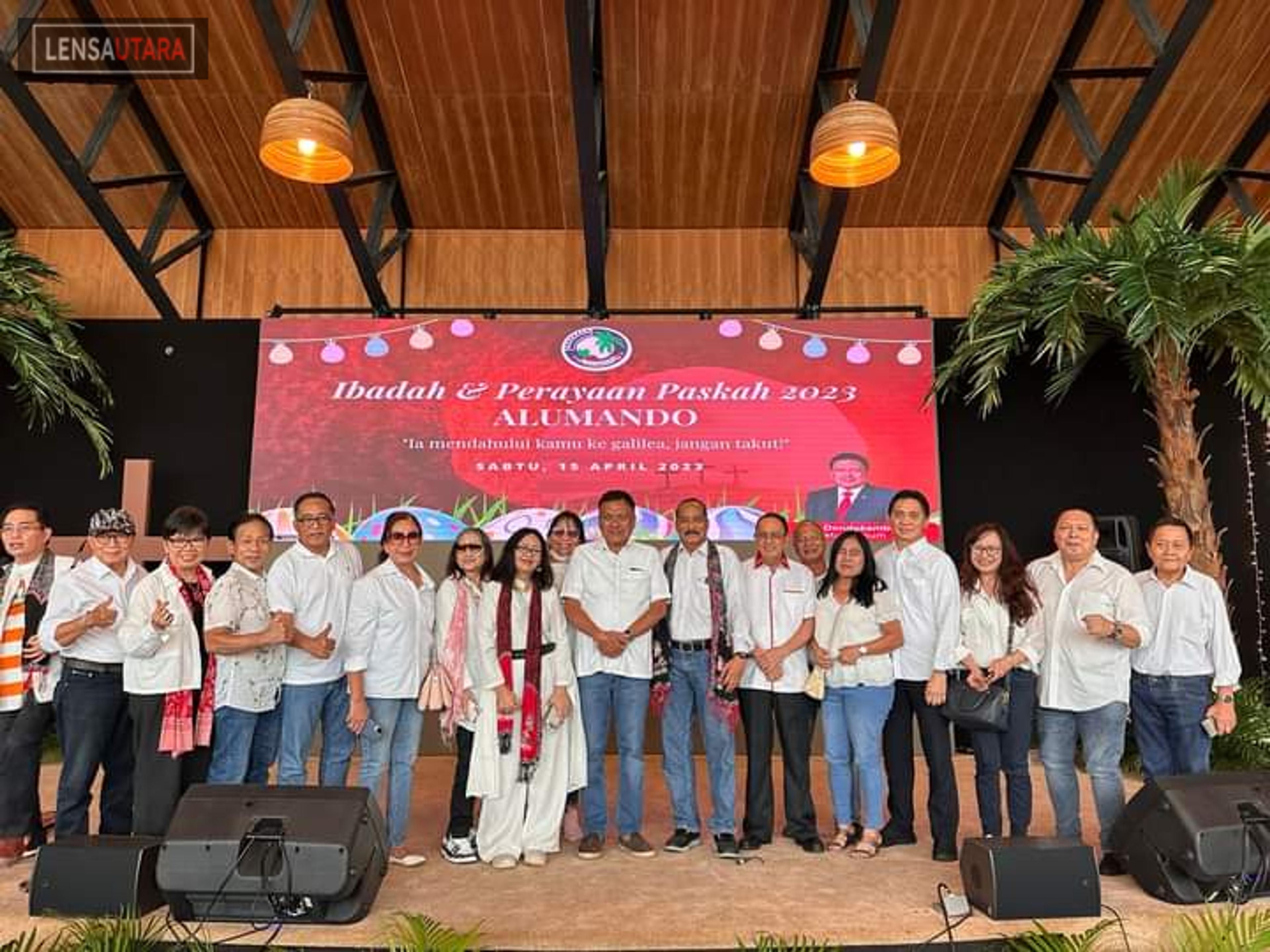 Perayaan Paskah Alumando 2023, Olly: Silaturahmi Bisa Terjalin Untuk Saling Membantu