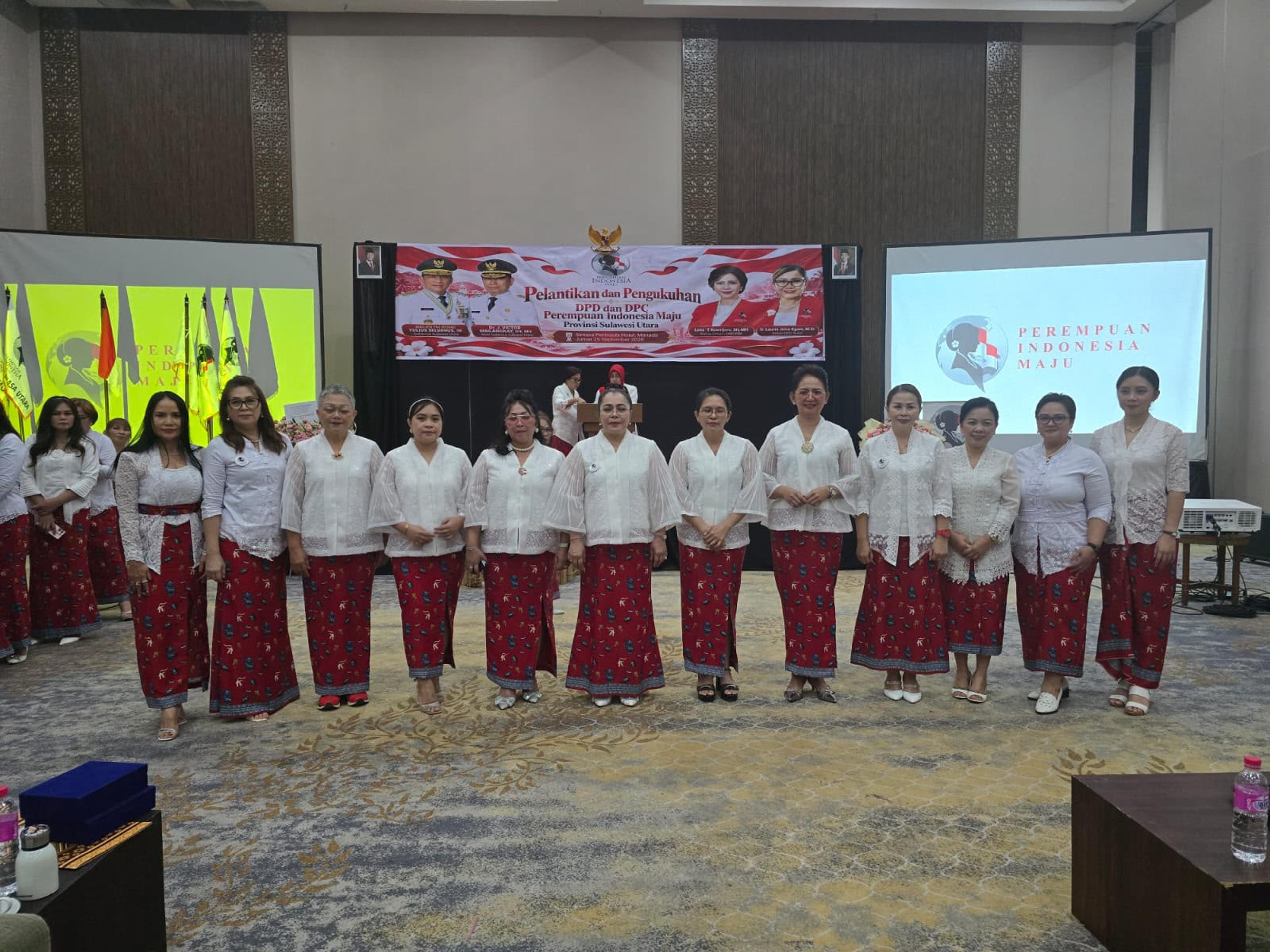 Perempuan Indonesia Maju Tomohon Resmi Dilantik, Siap Jadi Wadah Pemberdayaan Perempuan