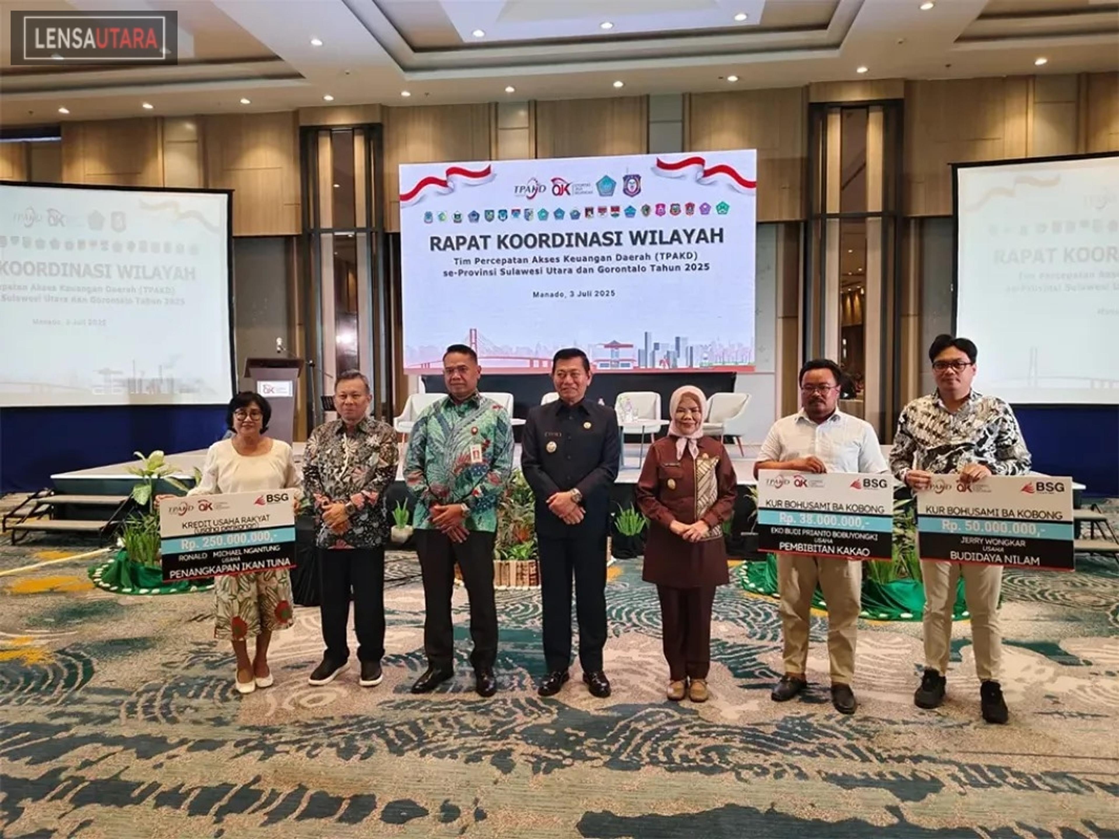 BSG Salurkan KUR di Sela Rapat Koordinasi TPAKD, Dorong Ekonomi Unggulan Daerah