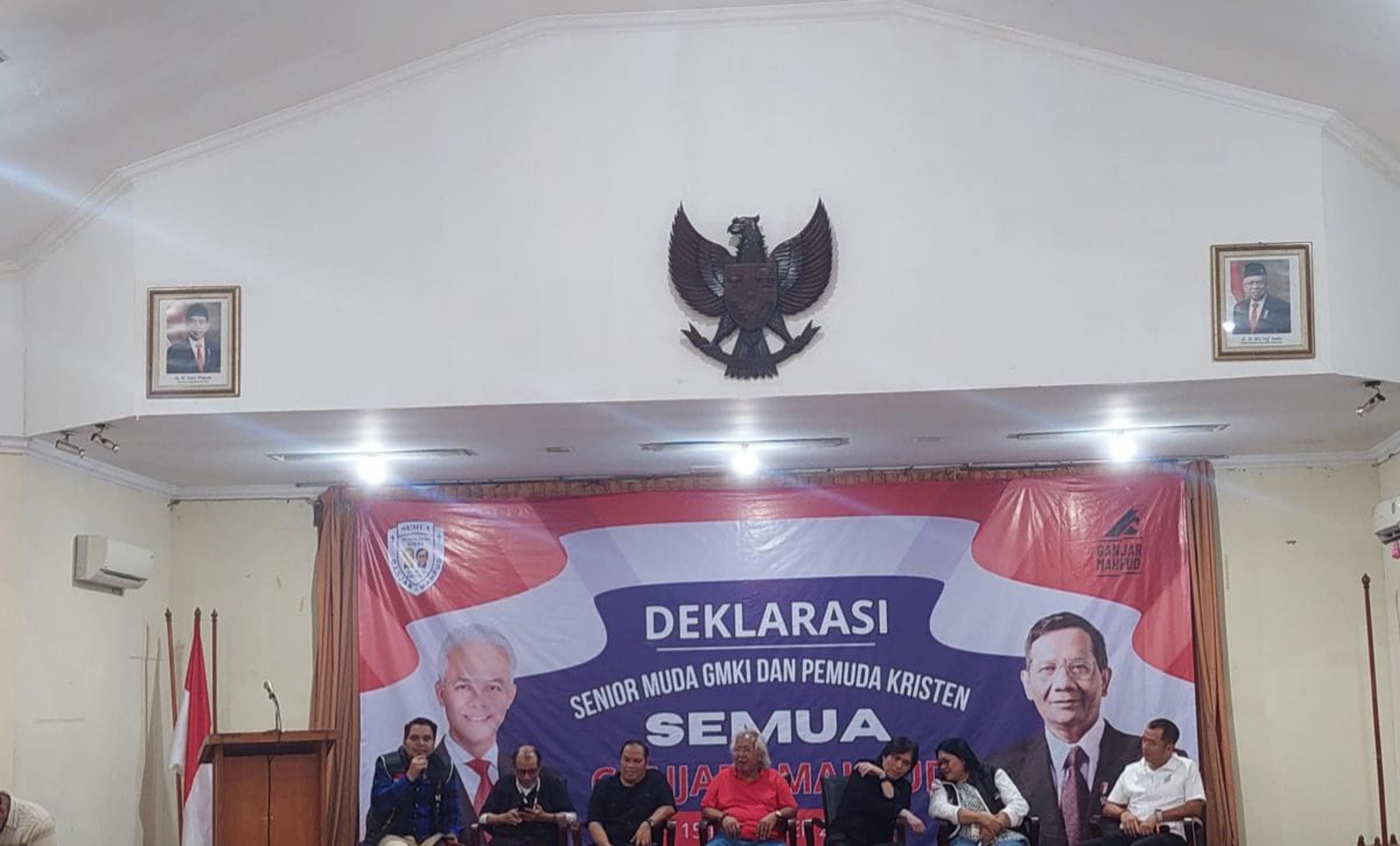 Dukungan ke Ganjar-Mahfud Datang Dari Senior GMKI dan Pemuda Kristen