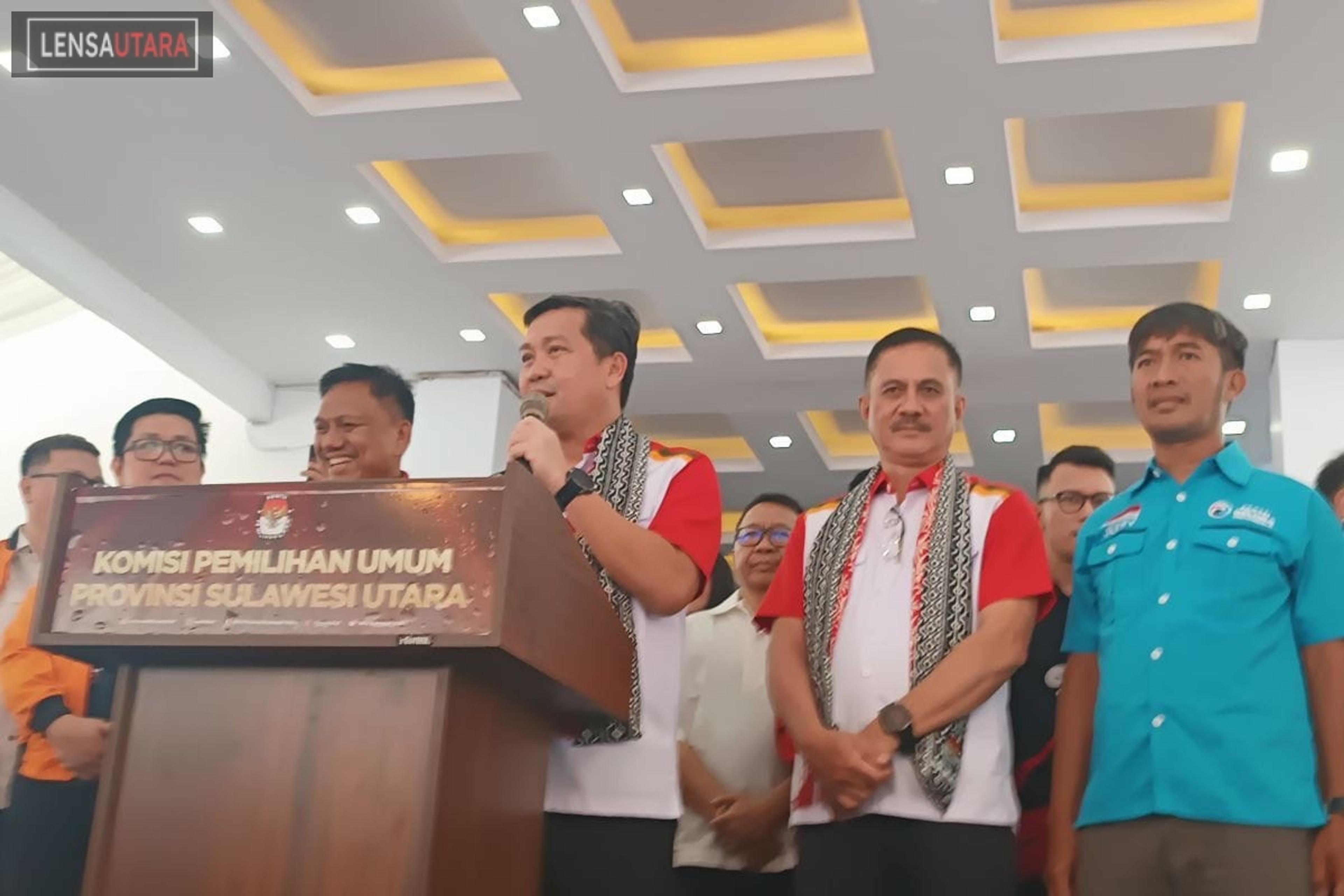 Steven-Denny Yakin Lanjutkan Pembangunan Yang Dilakukan Gubernur Olly