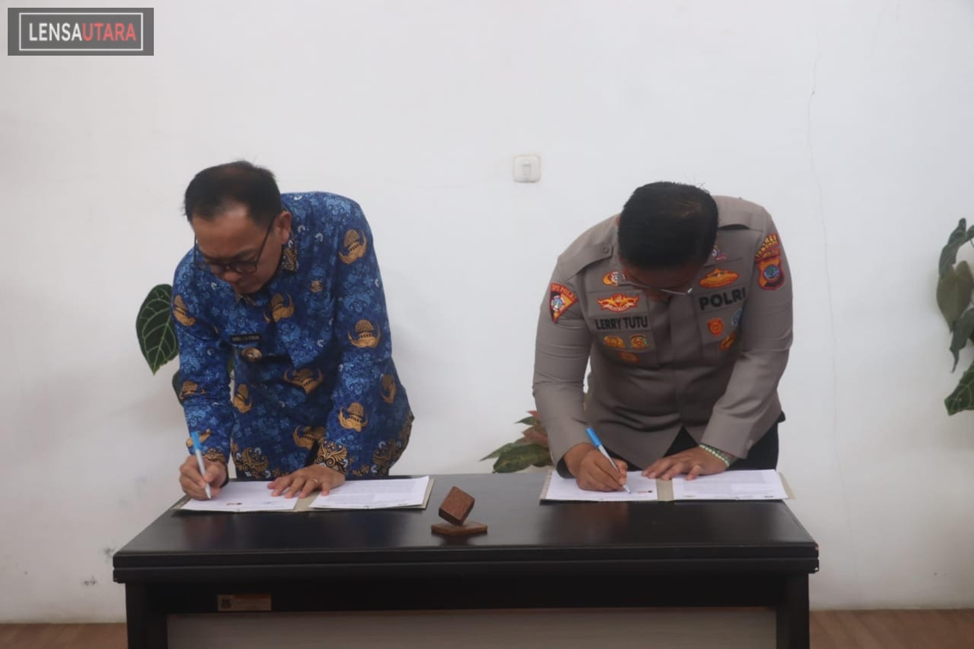 Rapat Forkopimda Tomohon, Senduk Teken NPHD Pengamanan Pilkada
