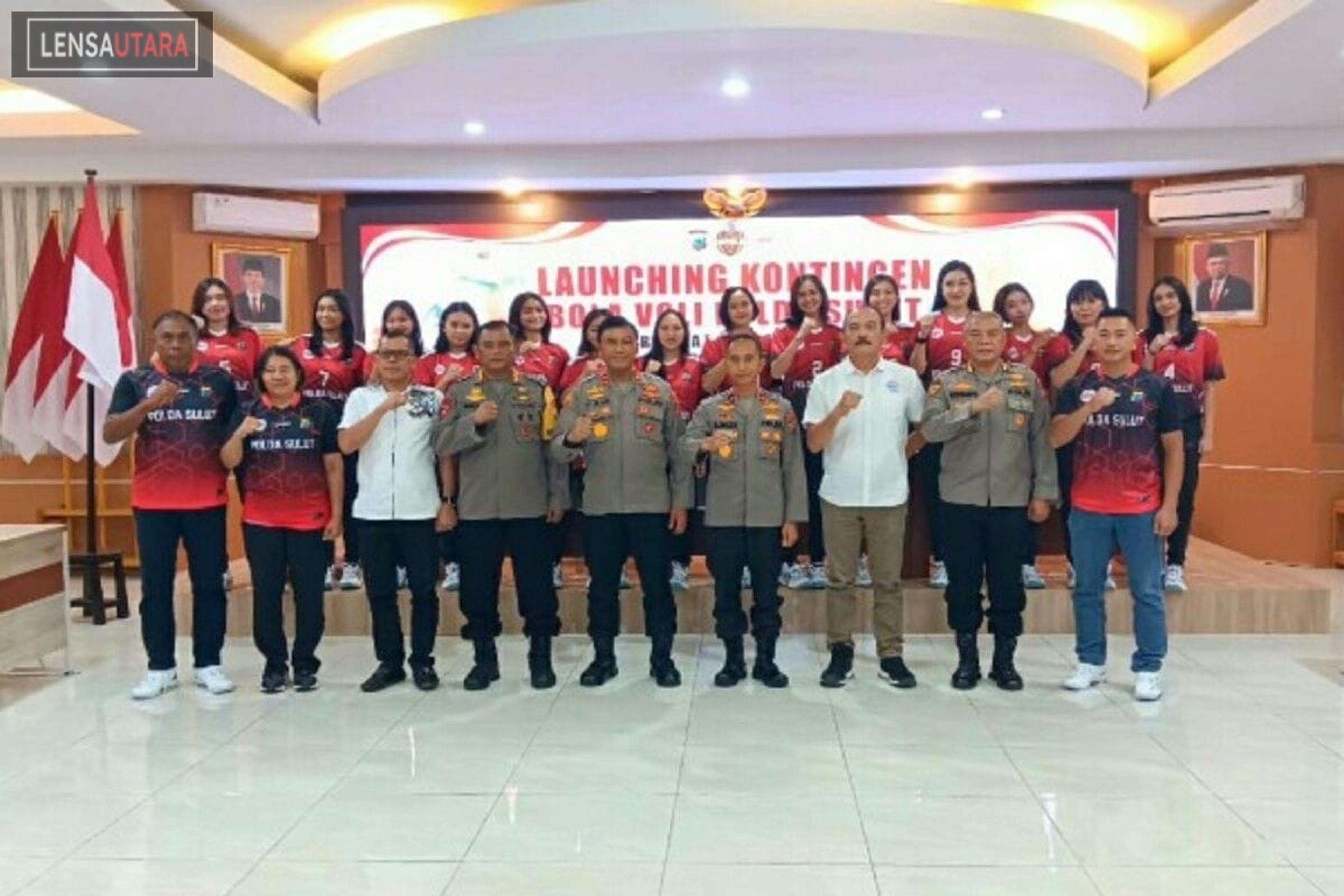 Kapolda Berharap Tim Voli Polda Sulut Berprestasi di Kapolri Cup 2024