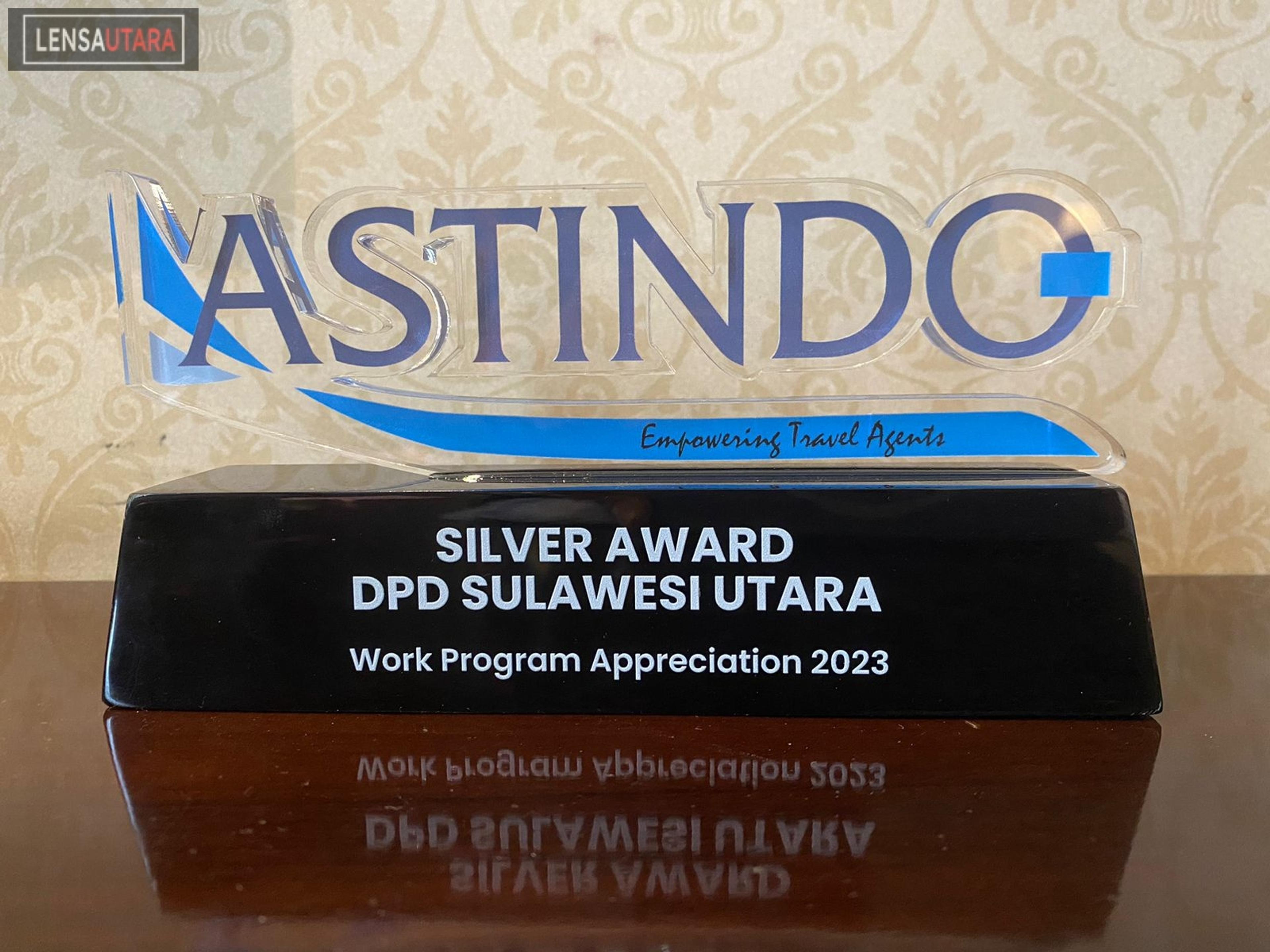 ASTINDO Sulut Raih Penghargaan Bergengsi Silver Award di Rakernas Banda Aceh