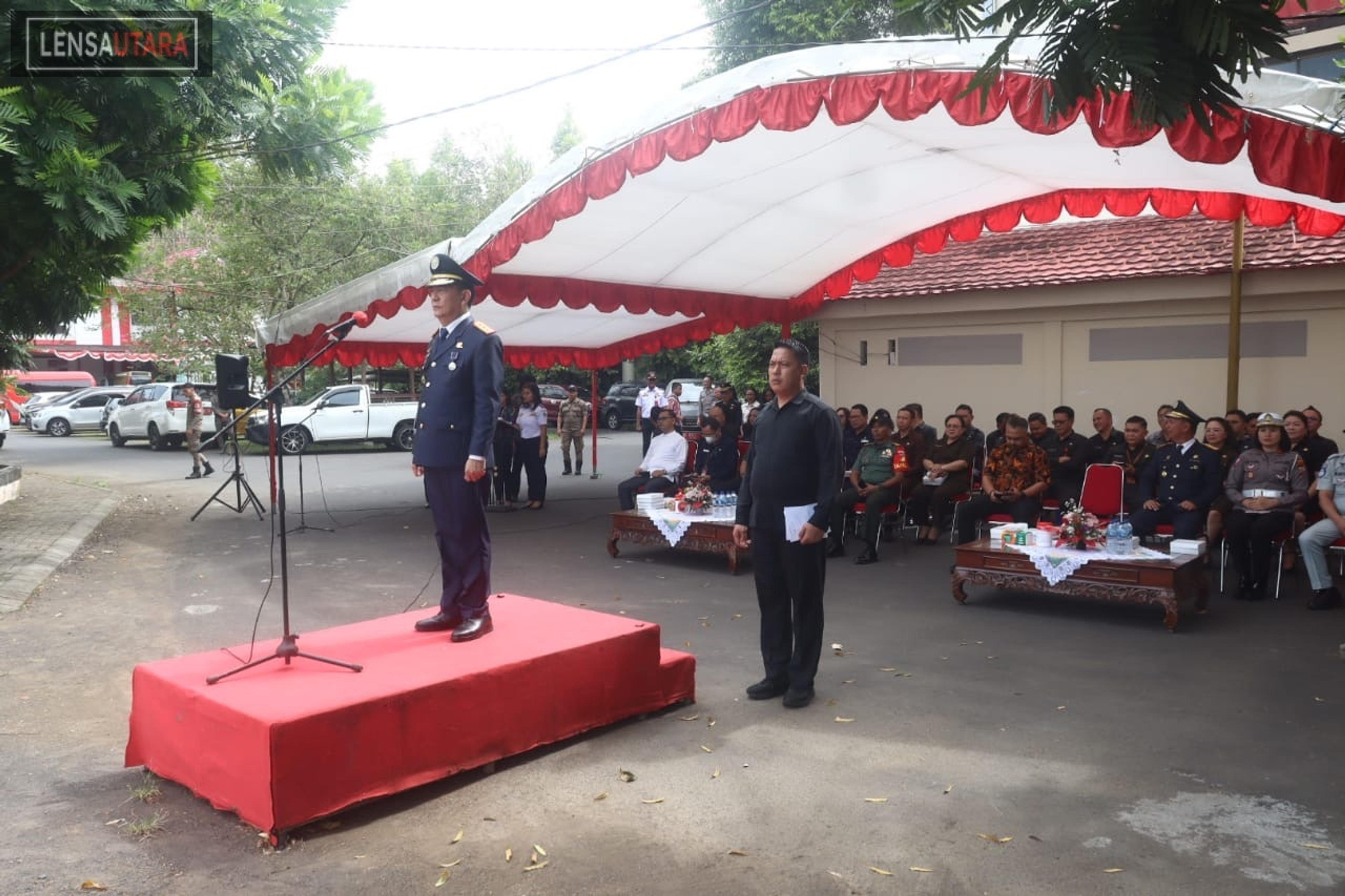 Walikota Caroll Irup Hari Perhubungan Nasional di Tomohon
