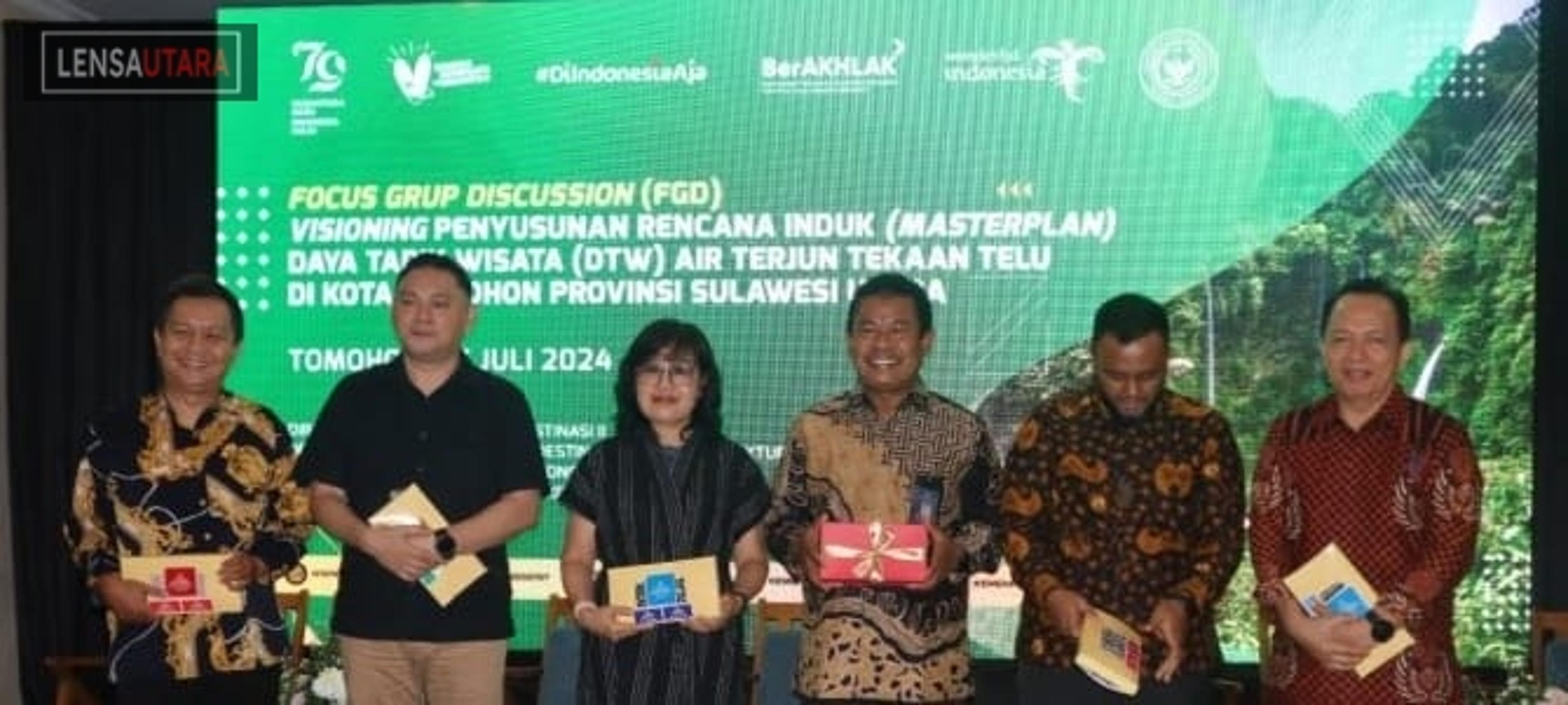 Demi Pariwisata Berkualitas, Pemkot Tomohon Susun Masterplan Air Terjun Tekaan Telu