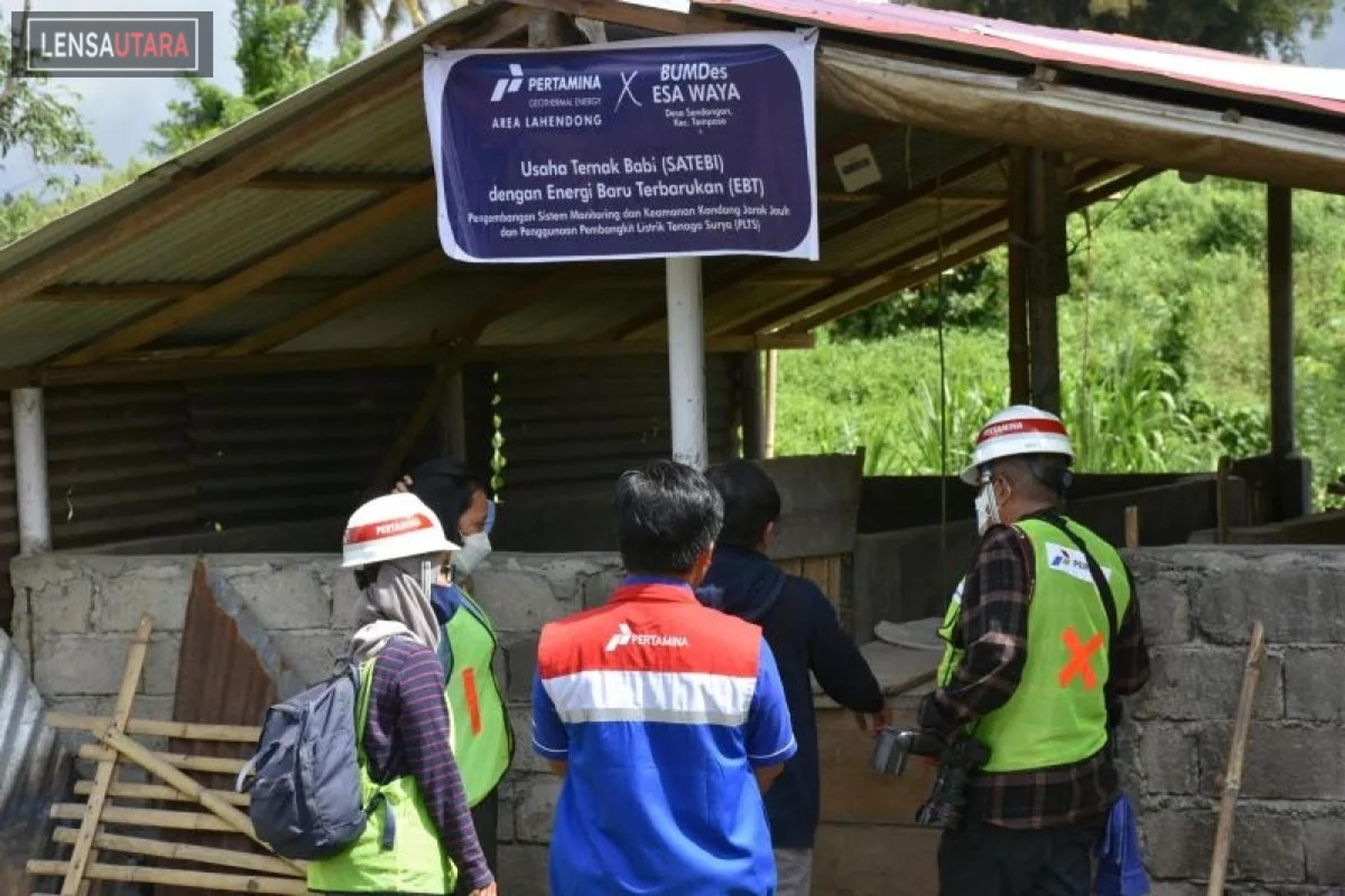 Peternakan Babi Berbasis Energi di Lahendong Minahasa Diinisiasi PGE