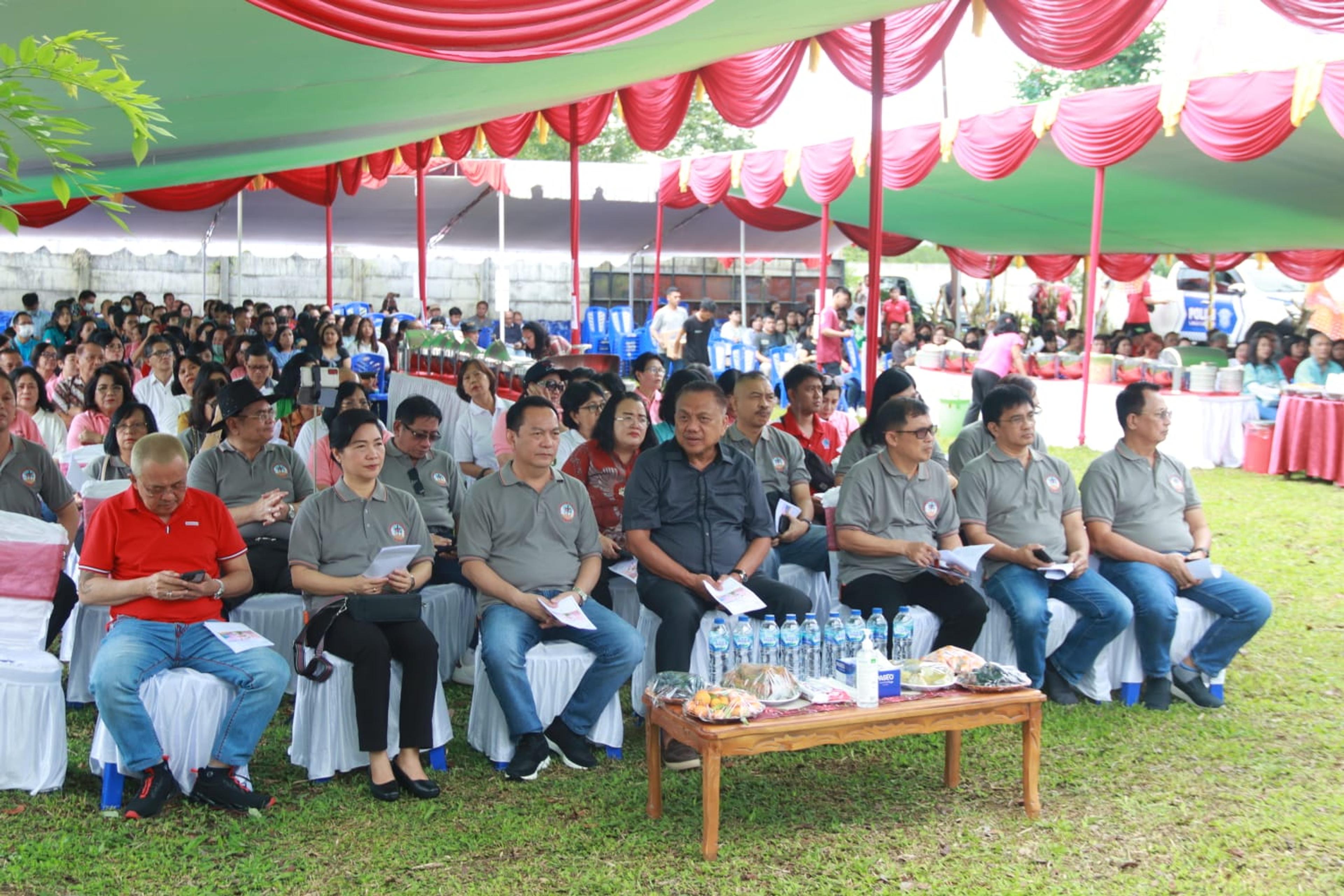 CSWL Dampingi Gubernur OD Hadiri Perayaan Paskah UNSRAT