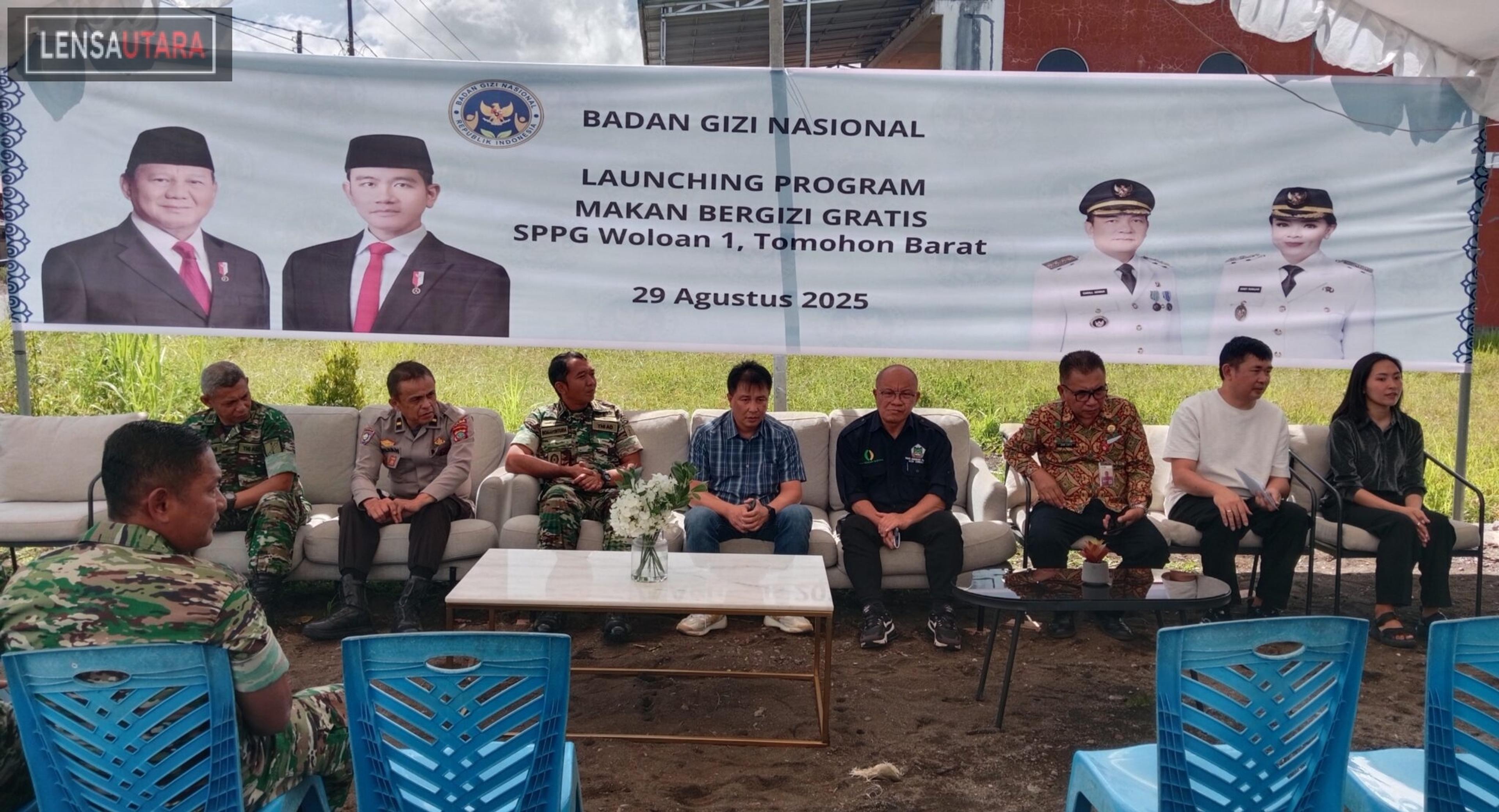 Pemkot Tomohon Resmikan Dapur MBG SPPG Woloan