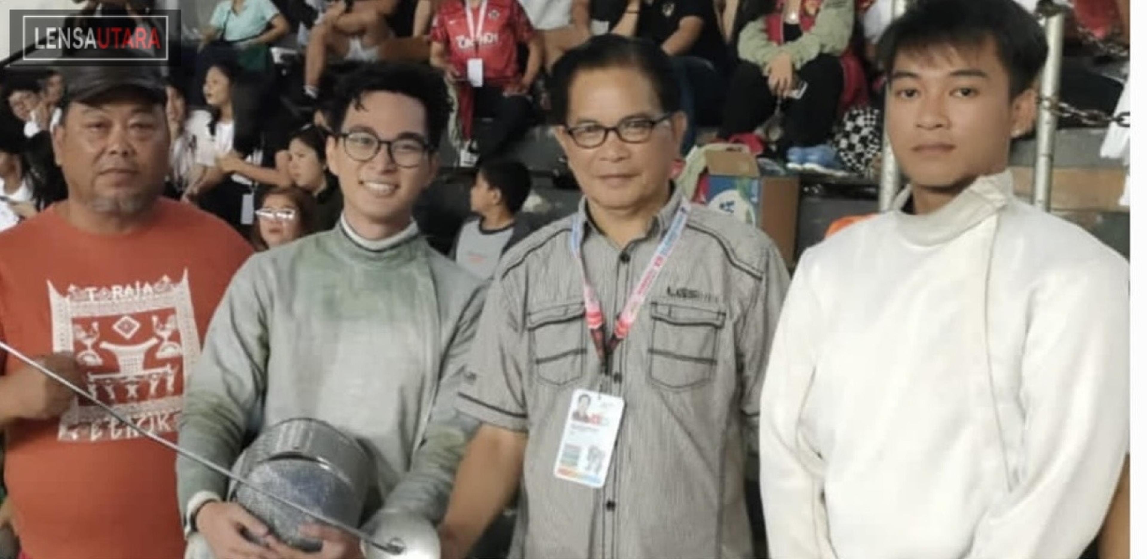Ketua Harian dan Sekum KONI Tomohon Turun Gelanggang Bersama Atlet Porprov Kota Tomohon