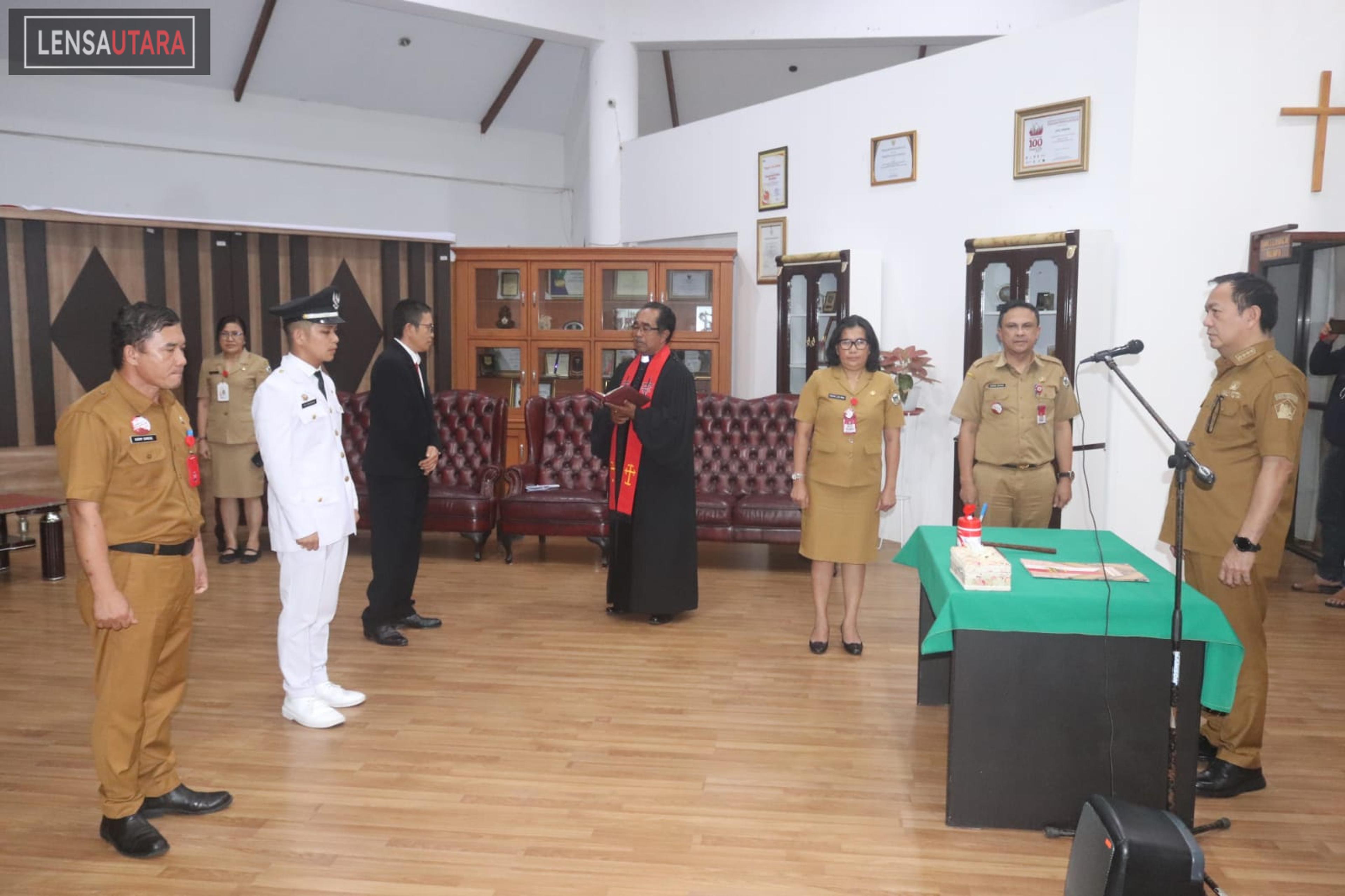 Walikota Tomohon Lantik Pejabat Baru, Siapa Saja?