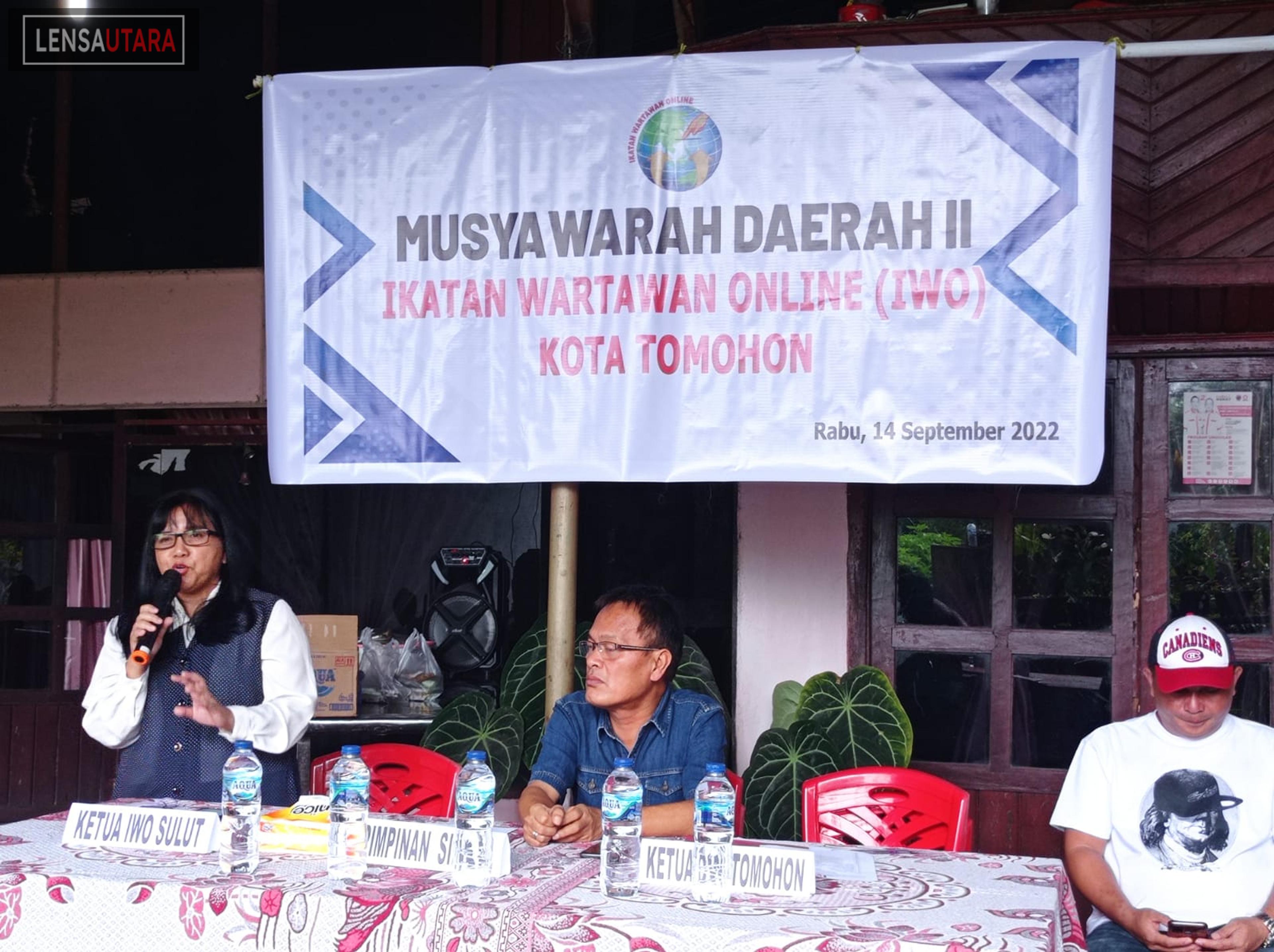 Musda Ikatan Wartawan Online Tomohon II, Kalumata Terpilih Aklamasi