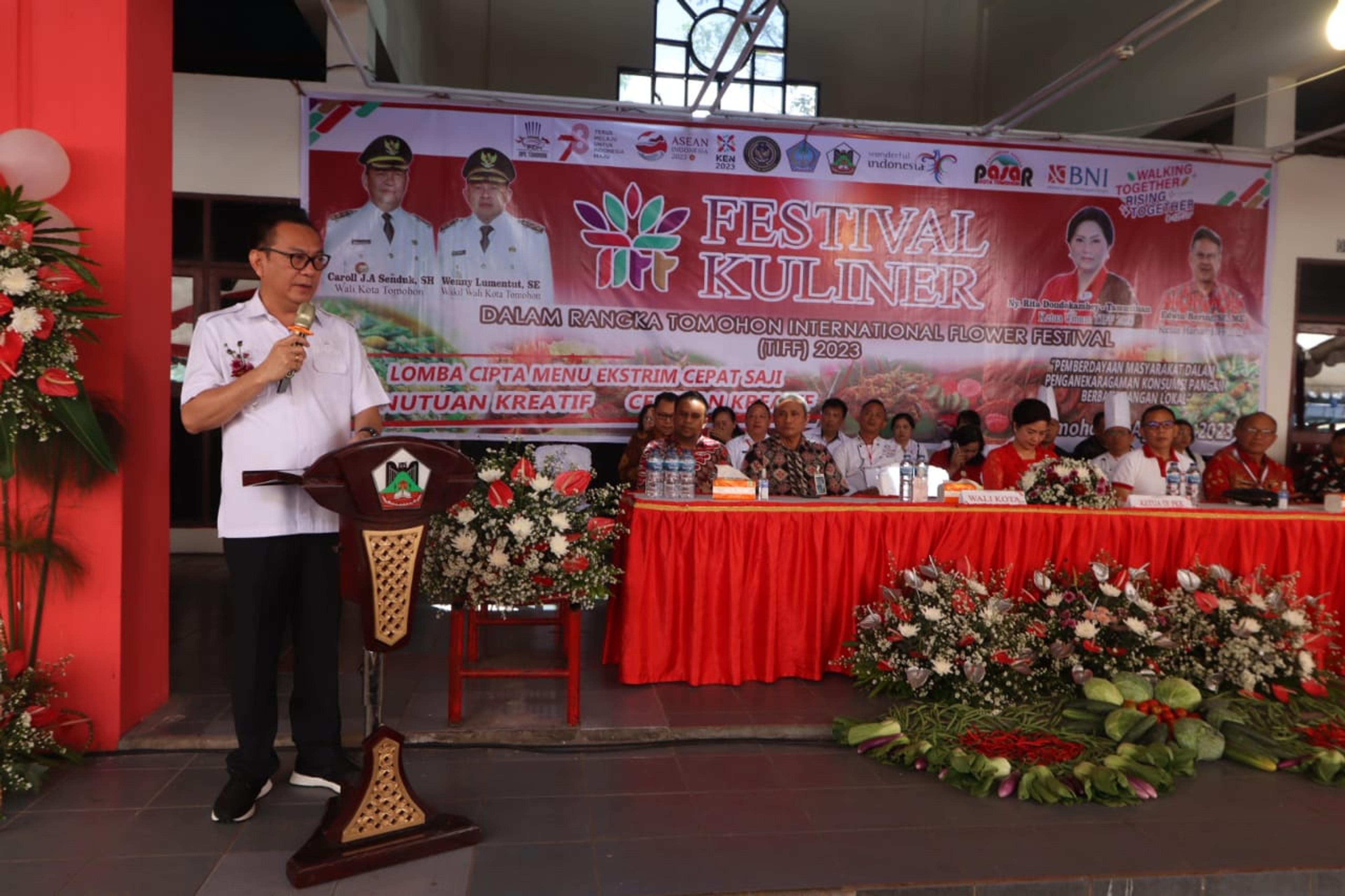 Festival Kuliner Antar Kelurahan Dalam Rangka TIFF 2023 Diikuti 44 Kelurahan