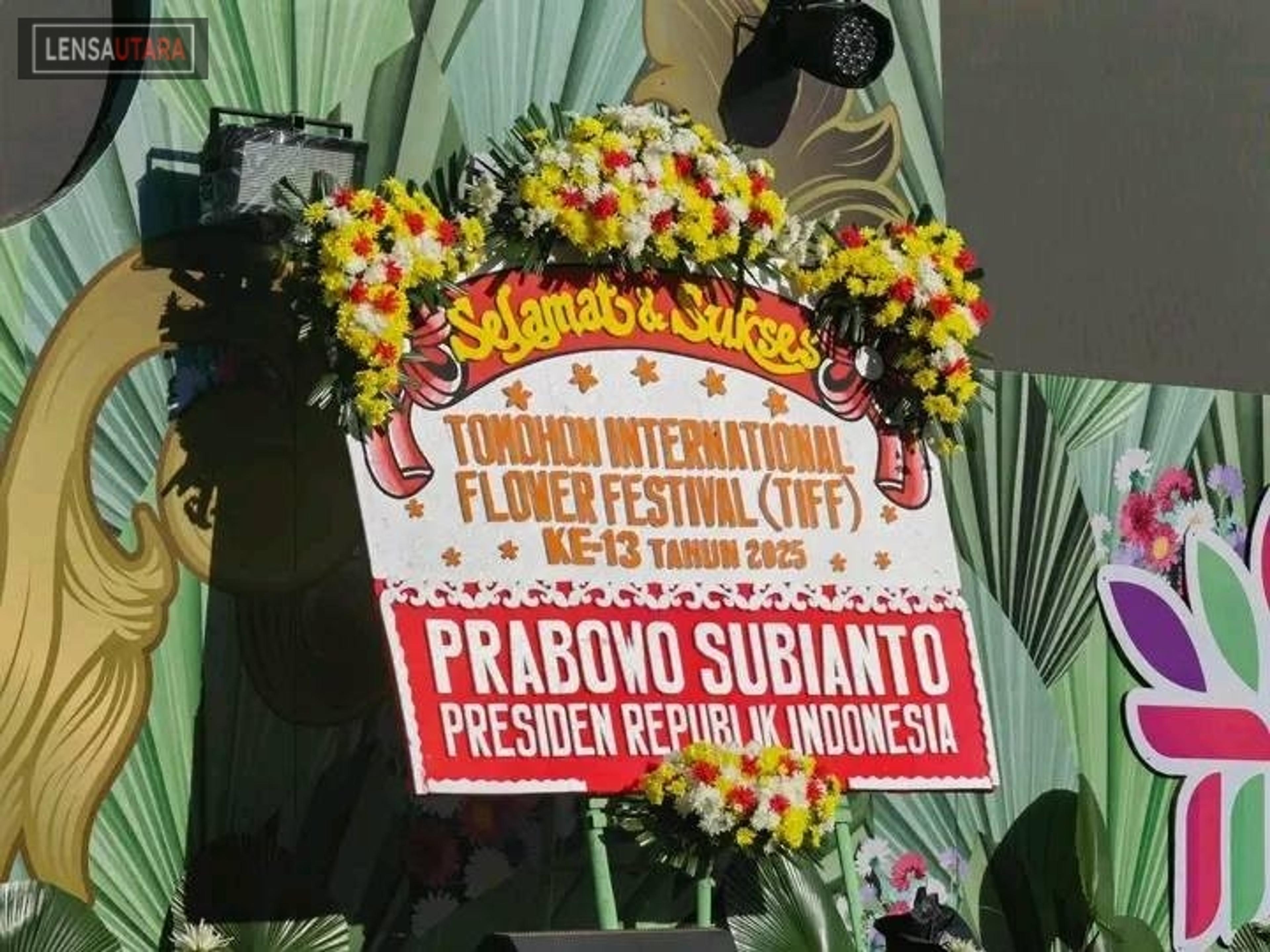 Karangan Bunga dari Presiden Prabowo Subianto Ikut Ramaikan Suasana TIFF