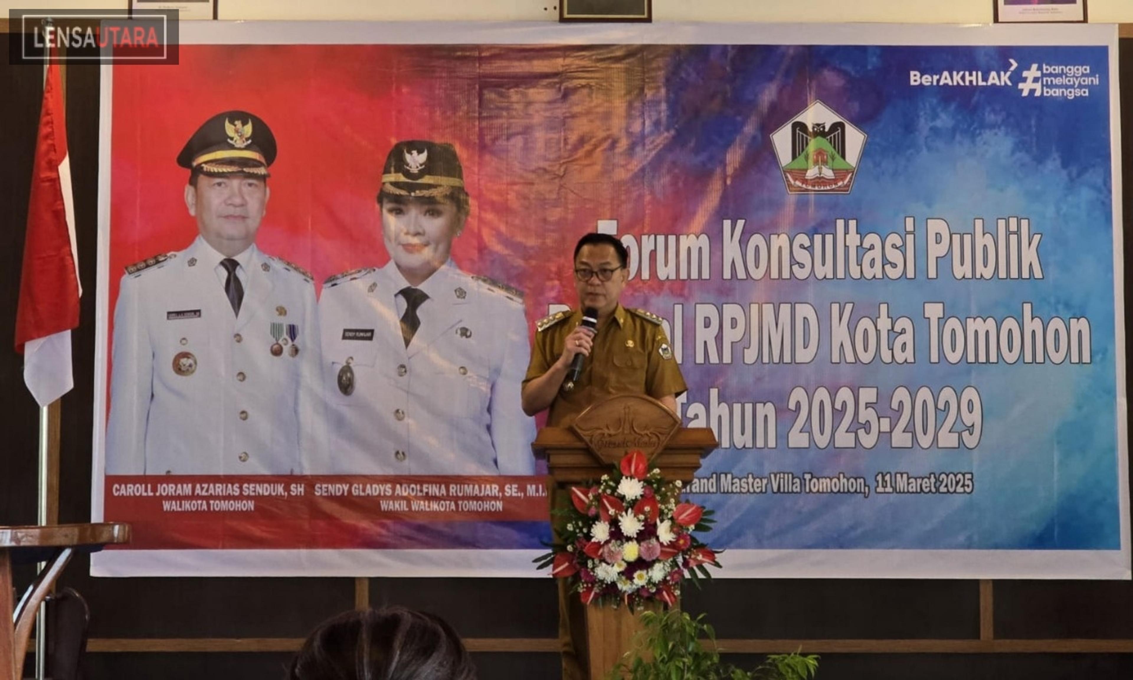 Pemkot Tomohon Tekankan Pentingnya RPJMD sebagai Panduan Pembangunan