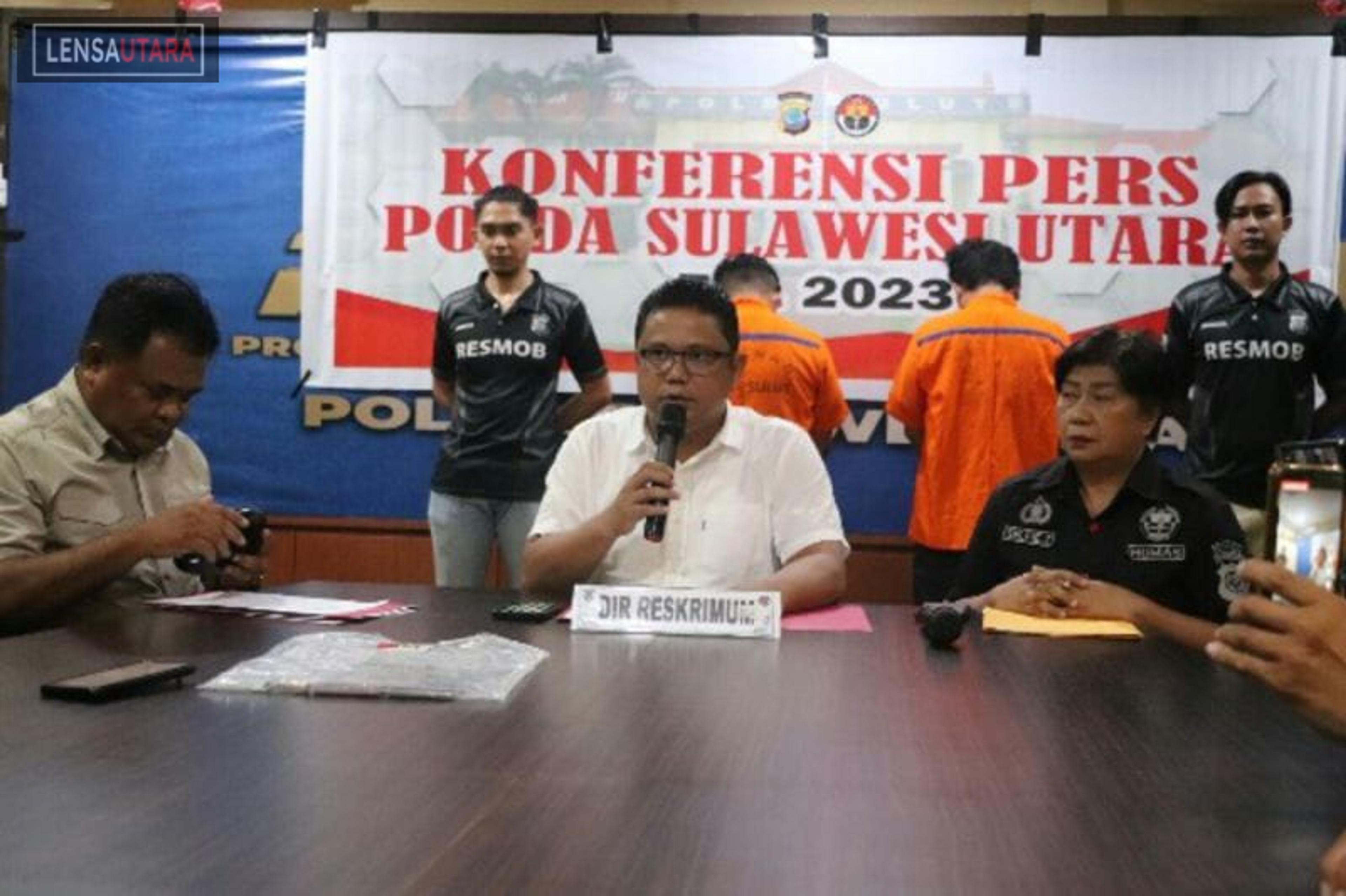 Polda Sulut Tahan Dua Terduga “debt collector”