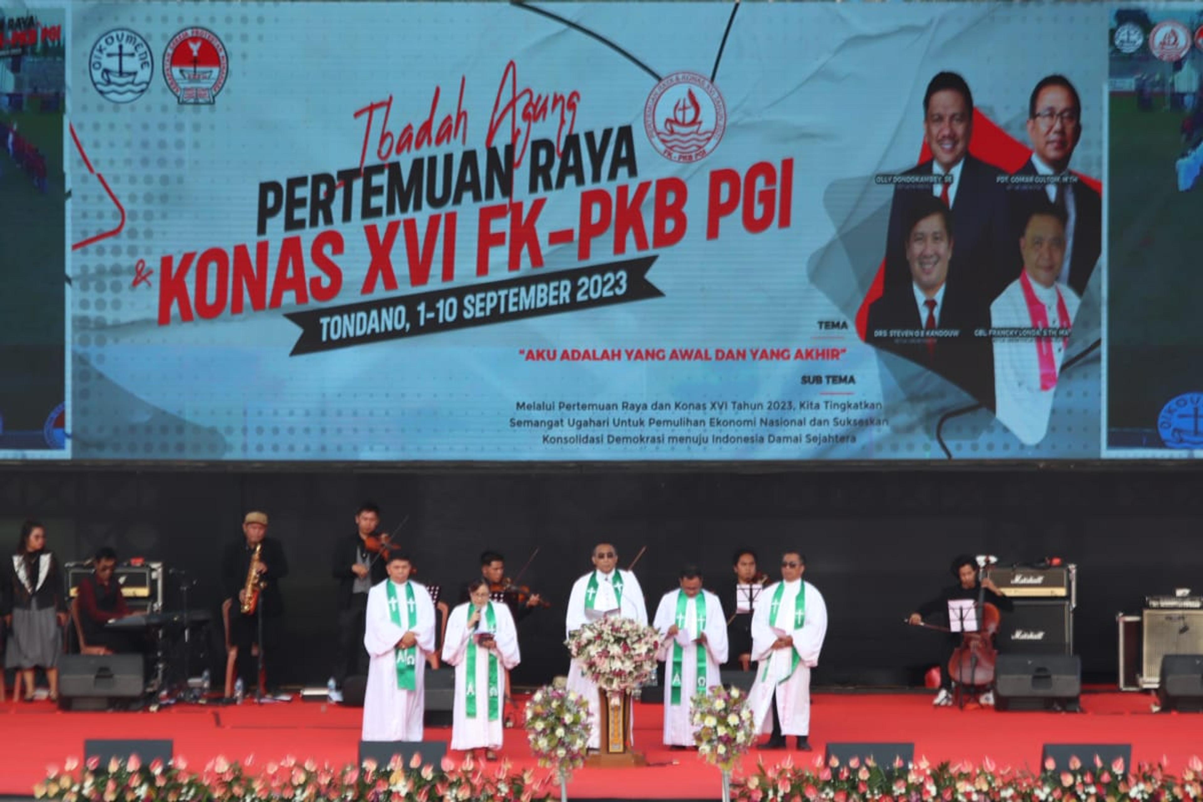 Caroll Senduk Hadiri Ibadah Agung Konas XVI PKB PGI