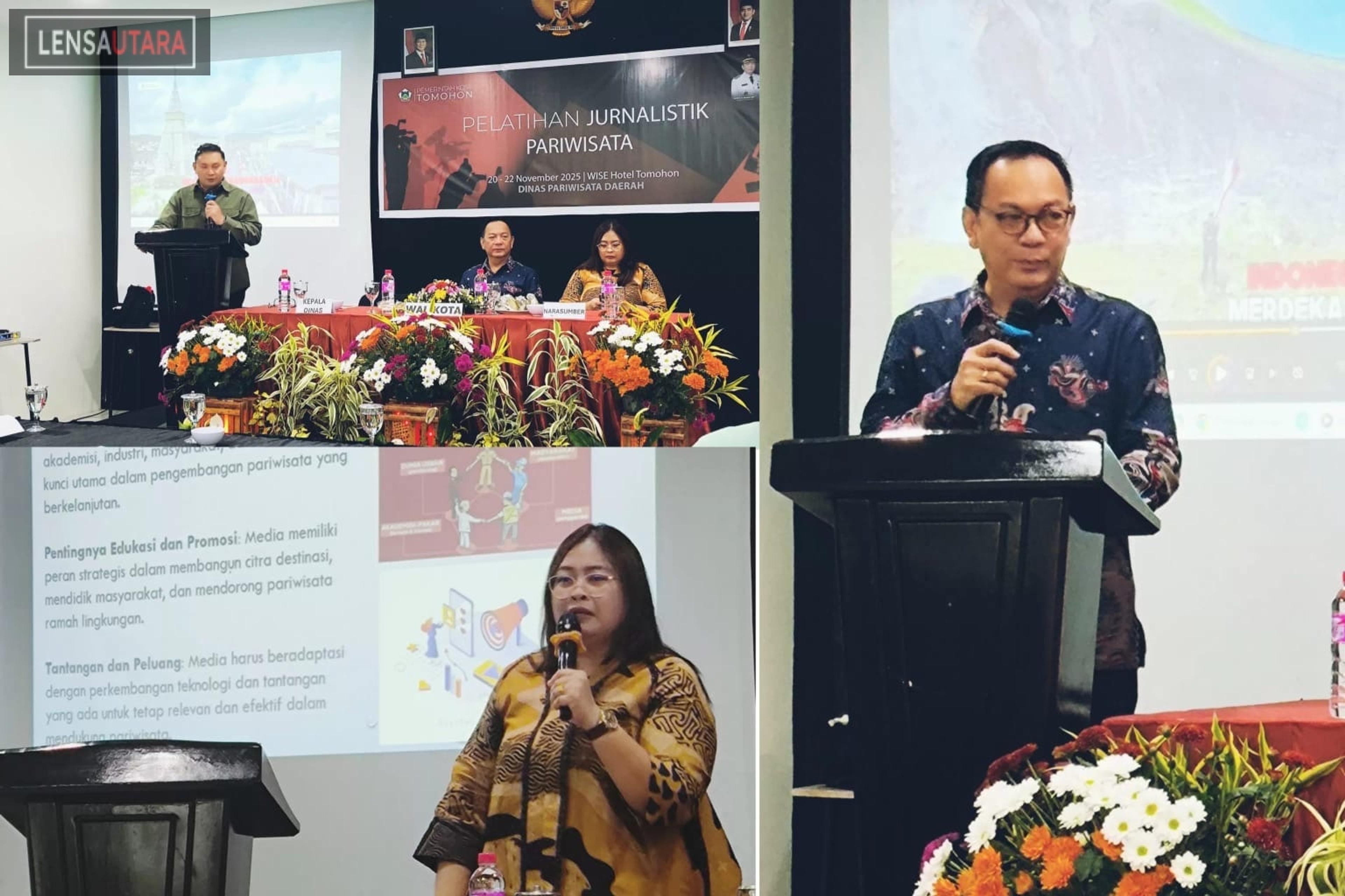 Jurnalis Kota Tomohon Diajak Caroll Senduk Jaga Kondusivitas Daerah dan Topang Pariwisata