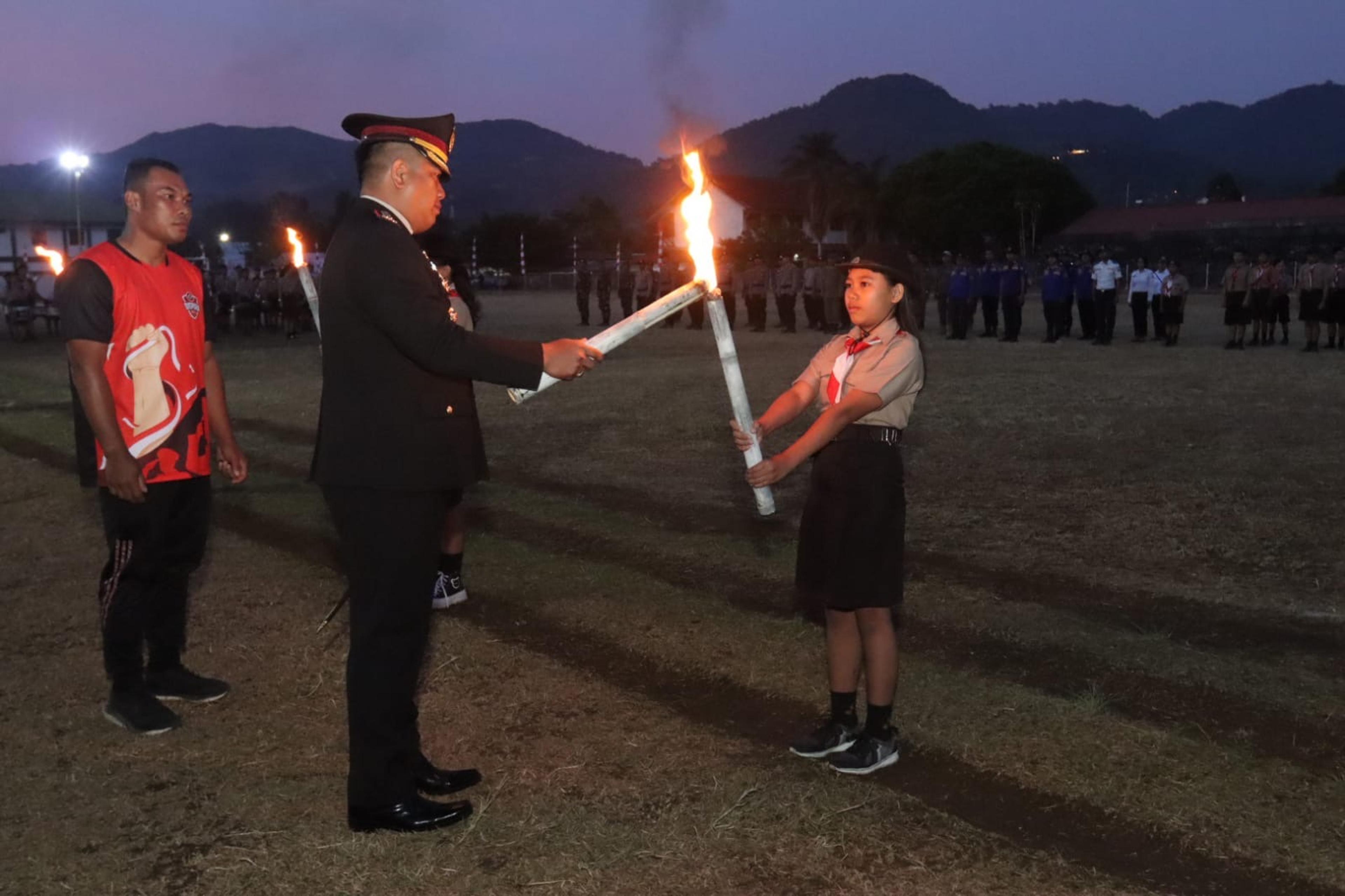 Sekretaris Daerah Kota Tomohon Edwin Roring, menghadiri Upacara Taptu dalam rangka Proklamasi Kemerdekaan Republik Indonesia Ke- 81. (Ist)