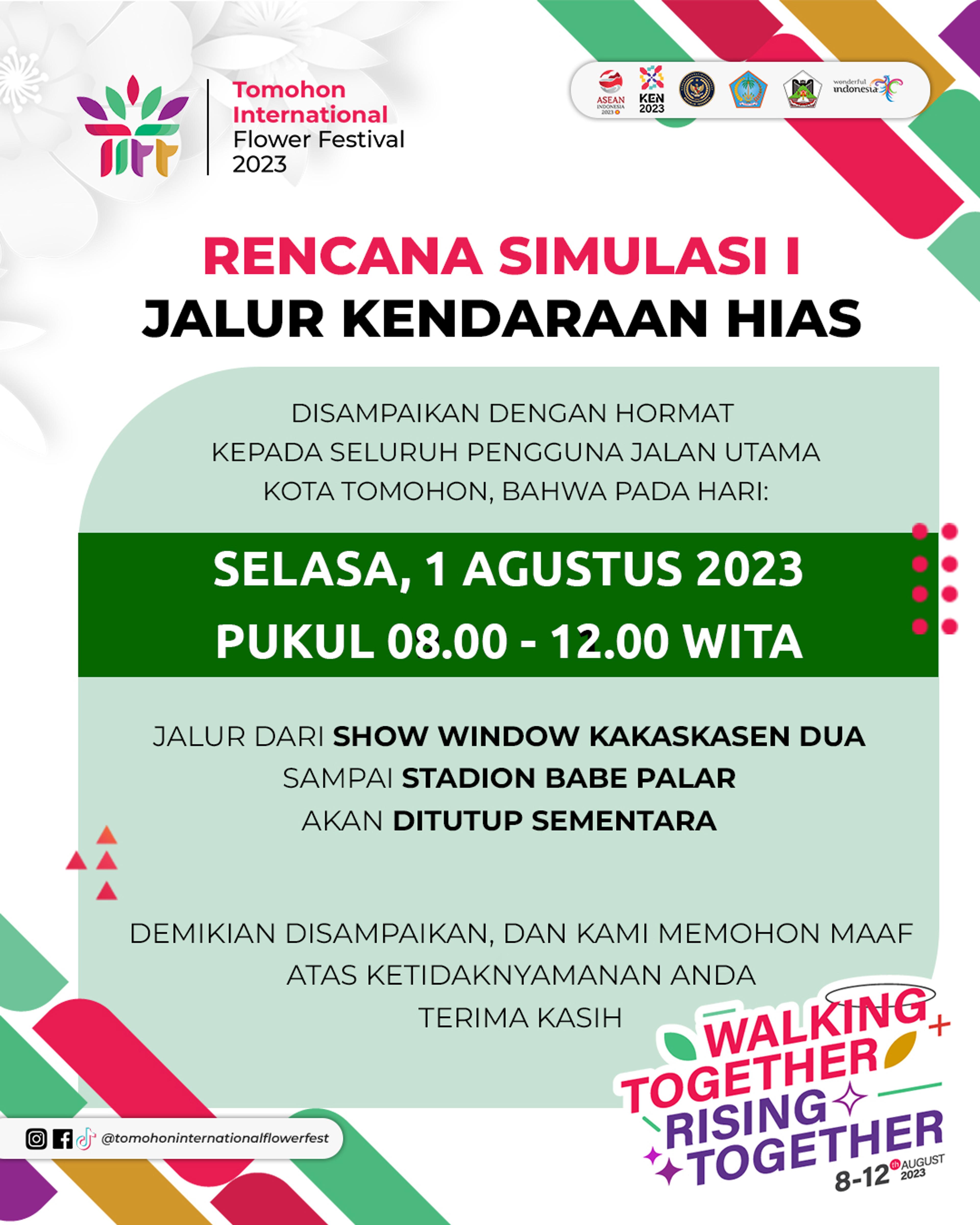 Simulasi I Parade Kendaraan Hias digelar 1 Agustus 2023