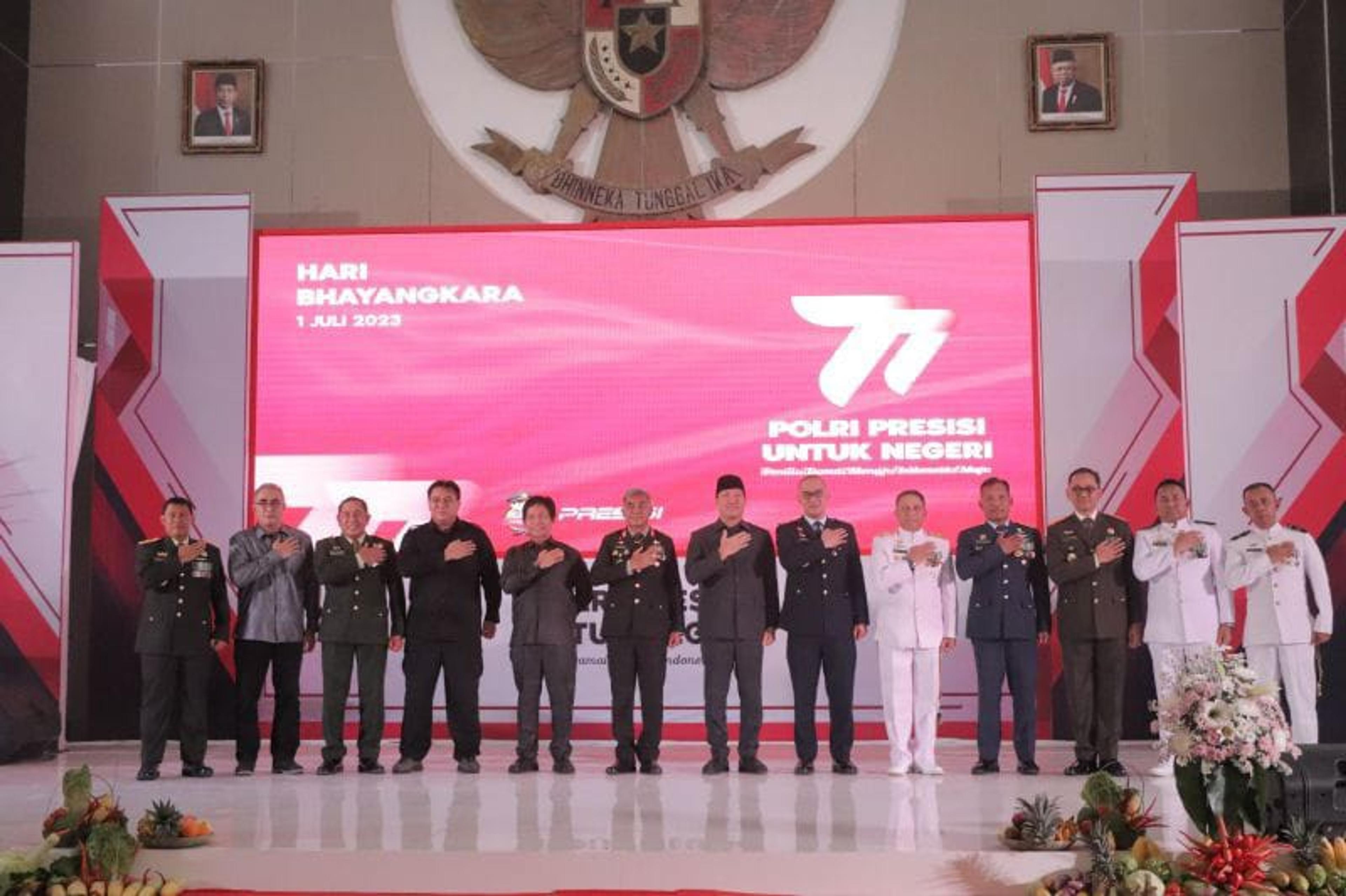 Polda Sulut Gelar Syukuran Hari Bhayangkara ke-77