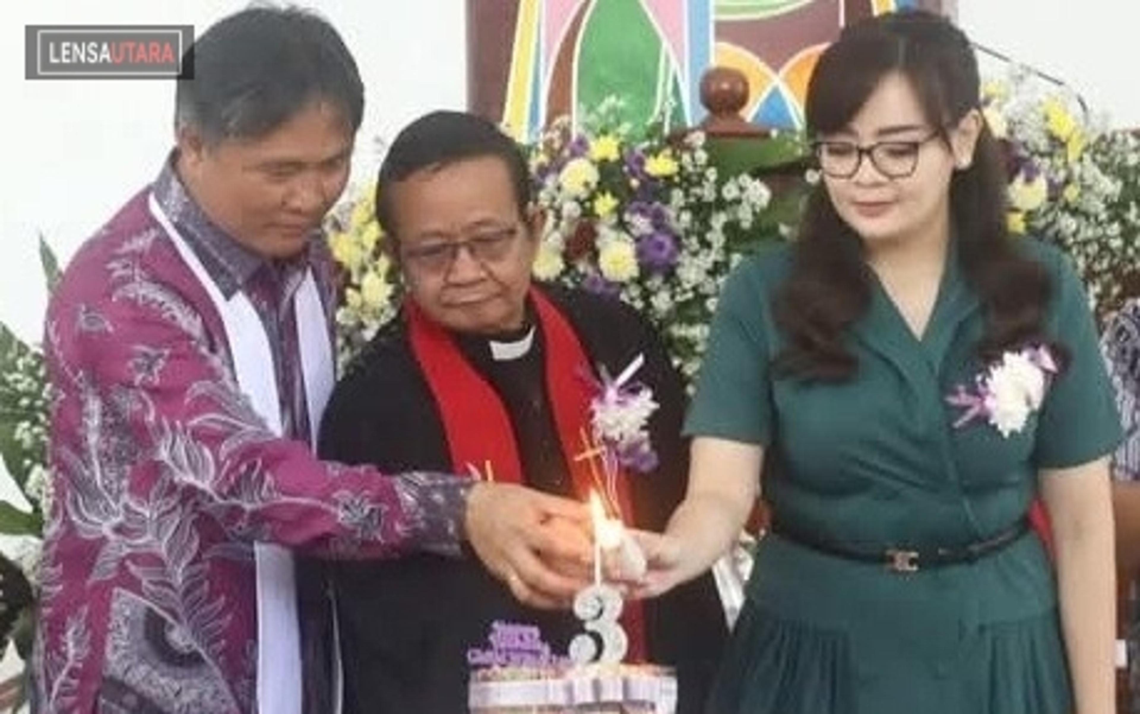 Jemaat GMIM Winalian Walian Satu Gelar Ibadah Syukur HUT Ke-3, Wawali Tomohon Ajak Umat Kurangi Sampah Plastik