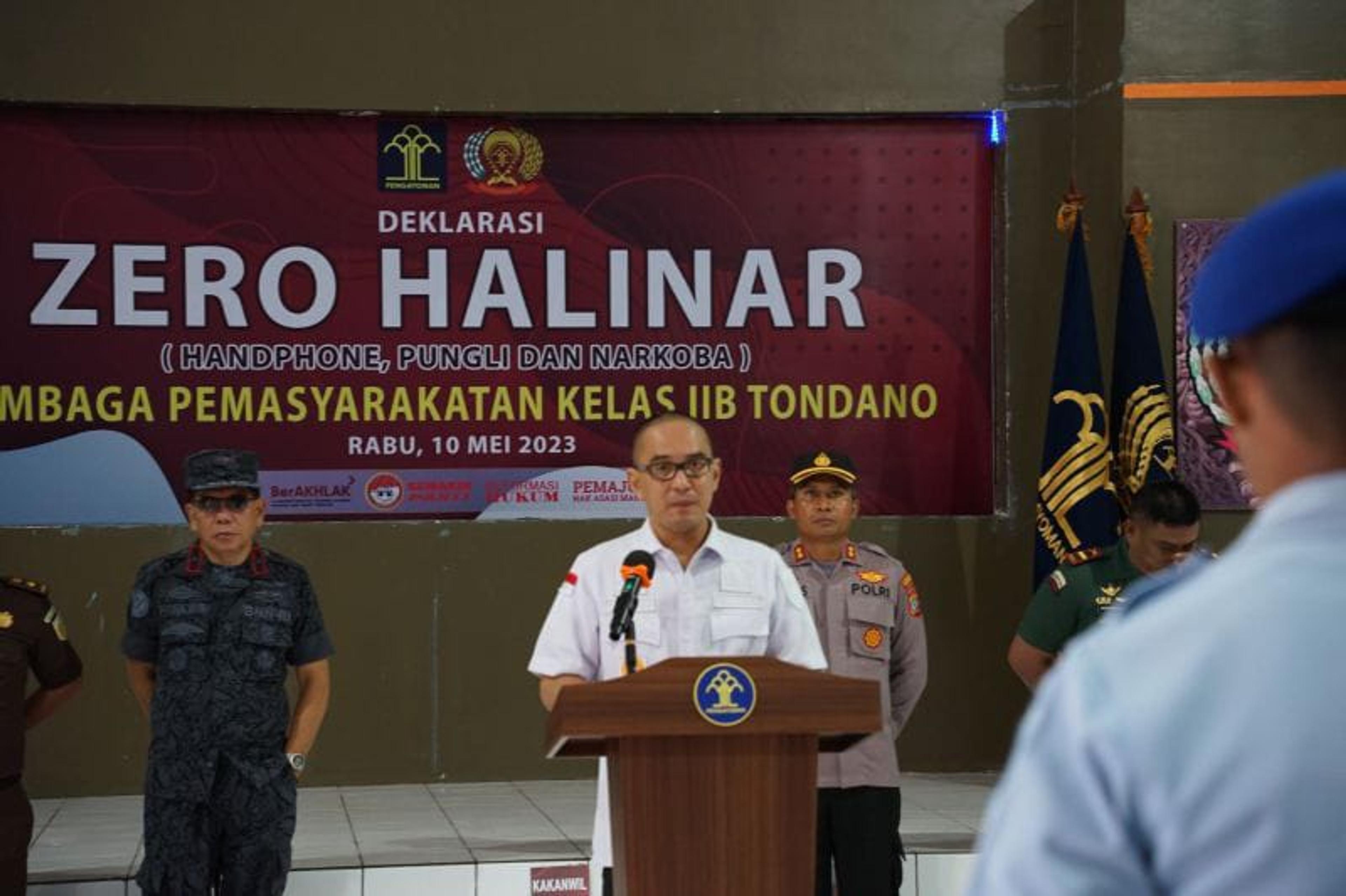 Lapas Tondano Deklarasi Tanpa Handphone, Pungli dan Narkoba