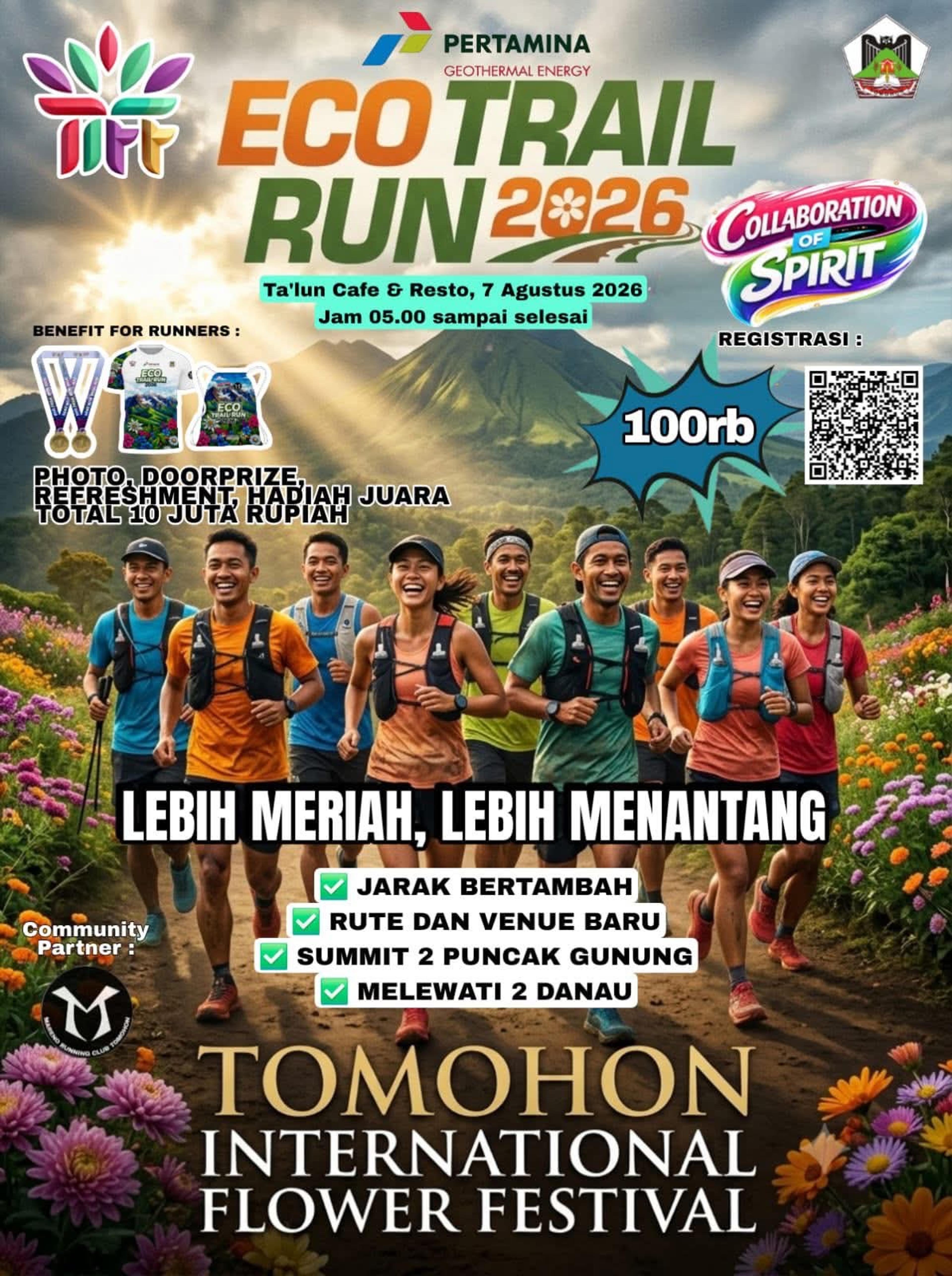Rangkaian Kegiatan TIFF 2026, Hari Ini 7 Agustus Digelar Eco Trail Run