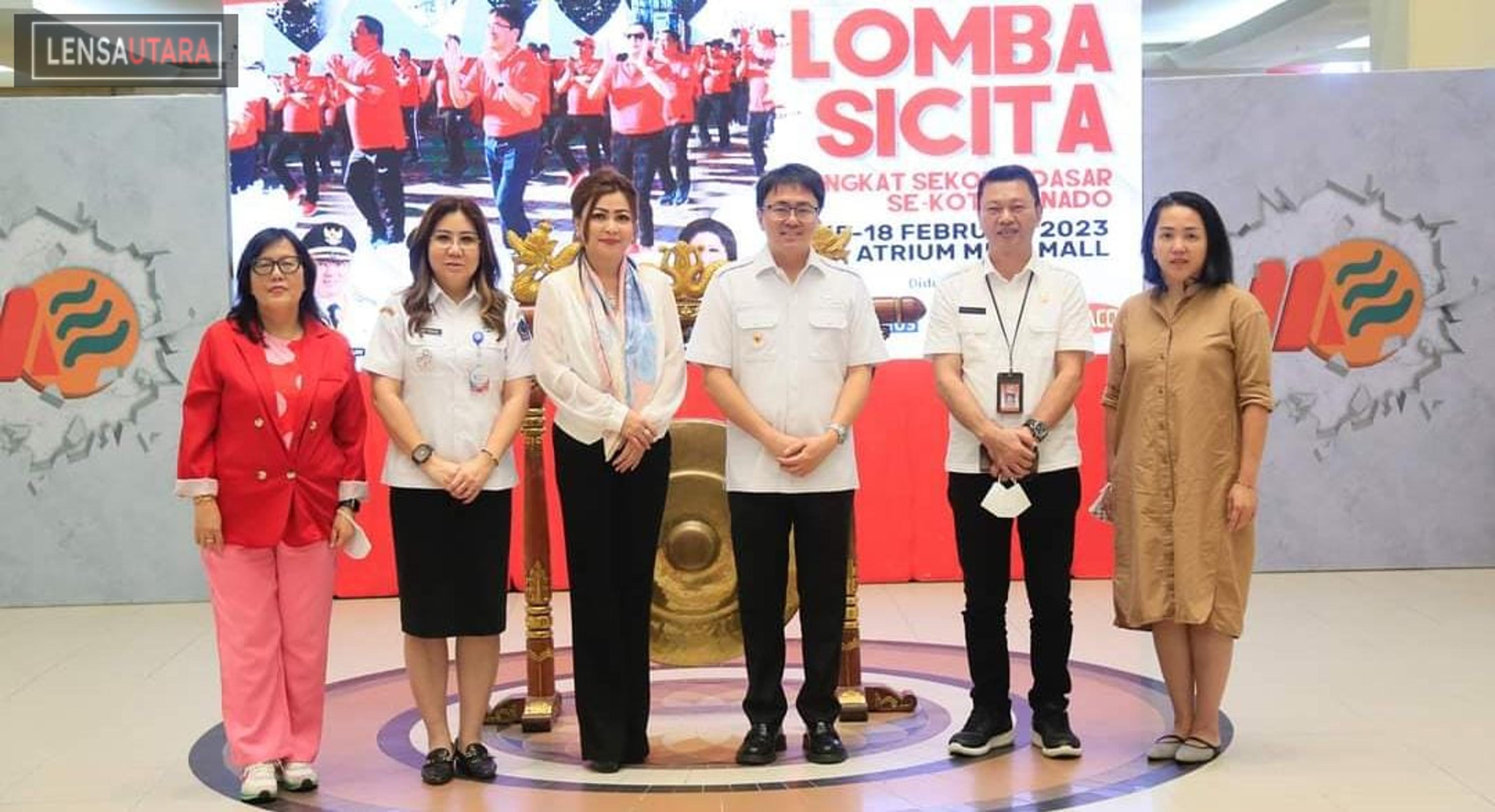 Bersama TP-PKK, Walikota Manado Andrei Angouw Buka Lomba SICITA Tingkat SD