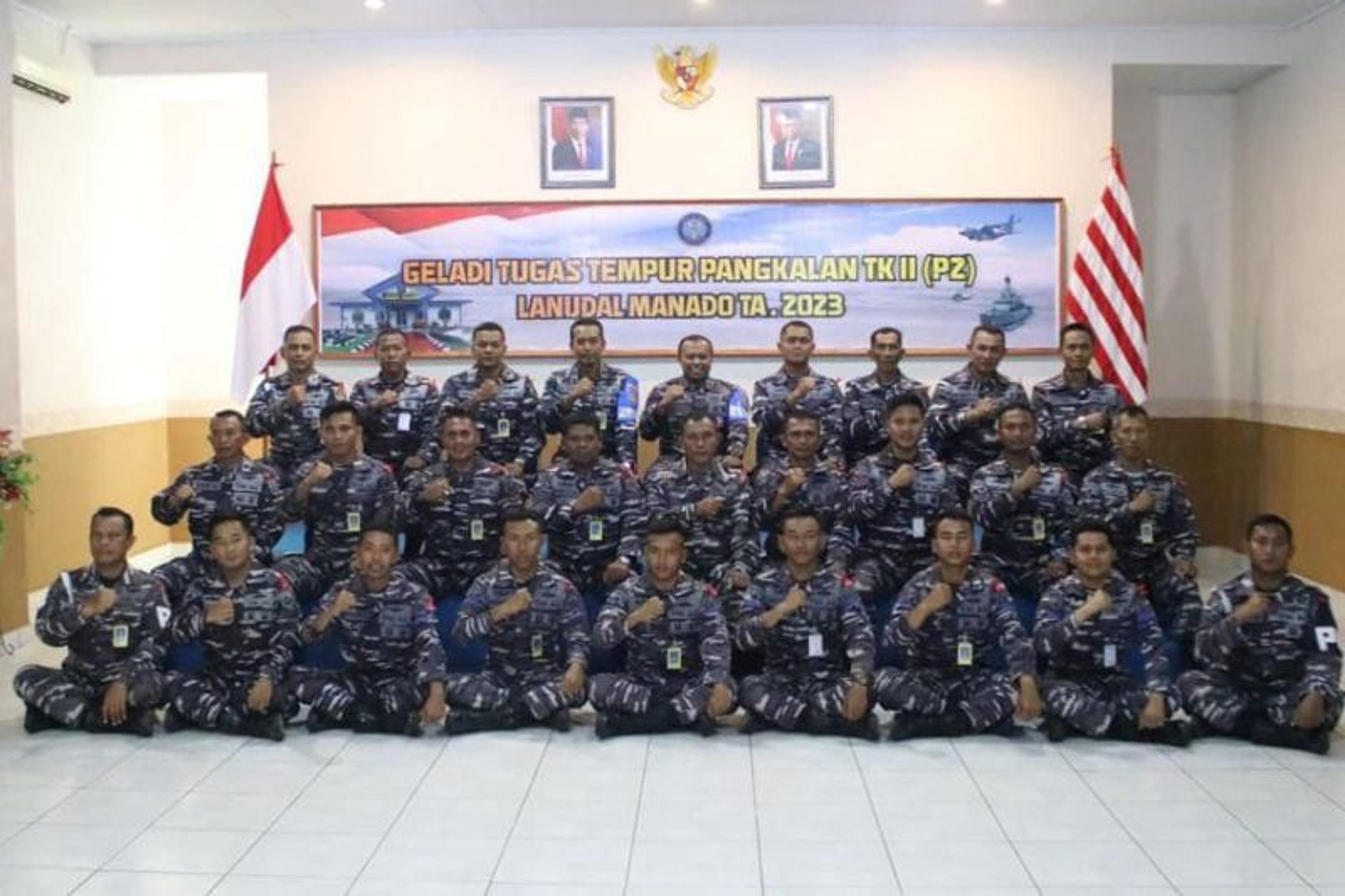 Lanudal Manado Gelar Glagaspur Tingkatkan Kemampuan Prajurit